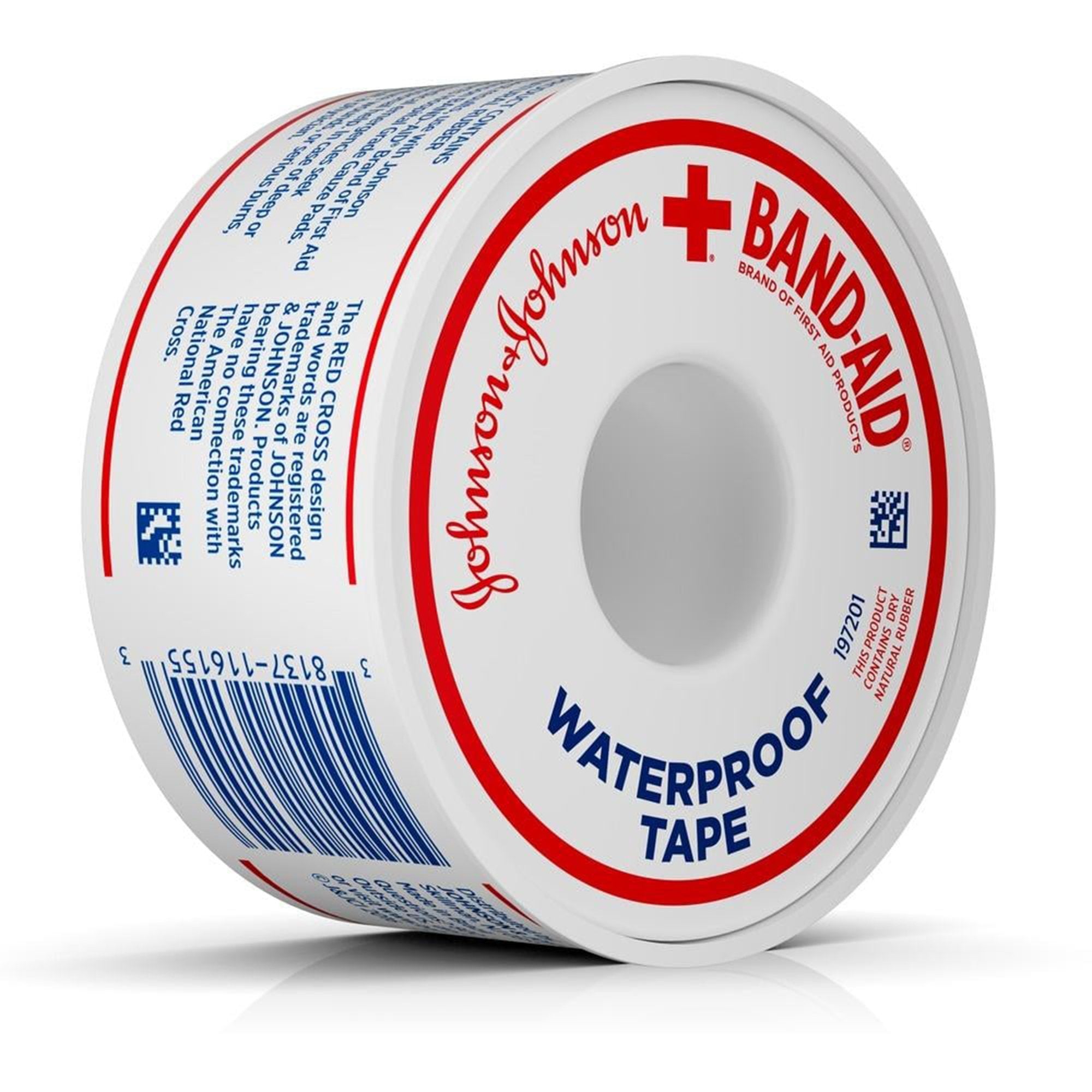 Waterproof Medical Tape Band-Aid® Water Block™ White 1 Inch X 10 Yard Adhesive NonSterile