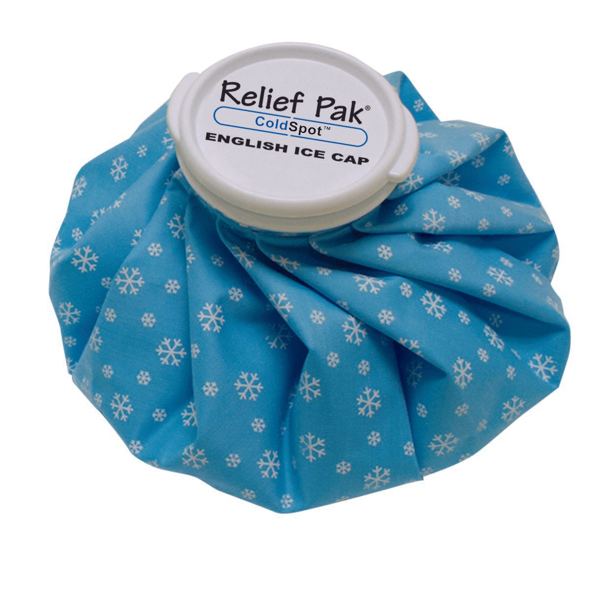 English Style Ice Bag Relief Pak® General Purpose One Size Fits Most 11 Inch Diameter Rubberized Fabric / Plastic Reusable