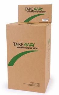 Mailback Medication Return Container TakeAway® Recovery System 20 Gallon, 14 L X 14 W X 23-3/4 H Inch, Cardboard