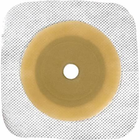 Ostomy Barrier Esteem synergy® Precut, Standard Wear Stomahesive® White Tape Small Flange Esteem Synergy™ System Hydrocolloid 1-3/8 Inch Opening 4 X 4 Inch