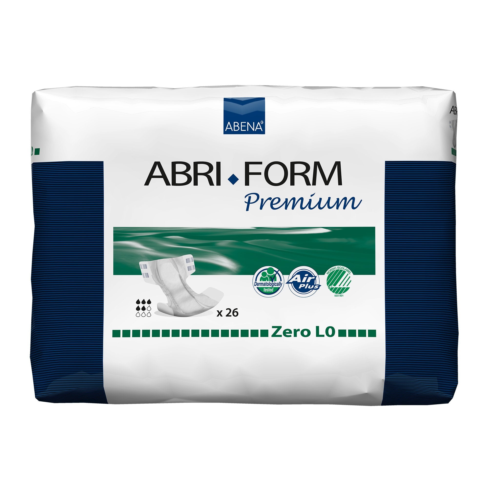 Unisex Adult Incontinence Brief Abri-Form™ Premium L0 Large Disposable Moderate Absorbency
