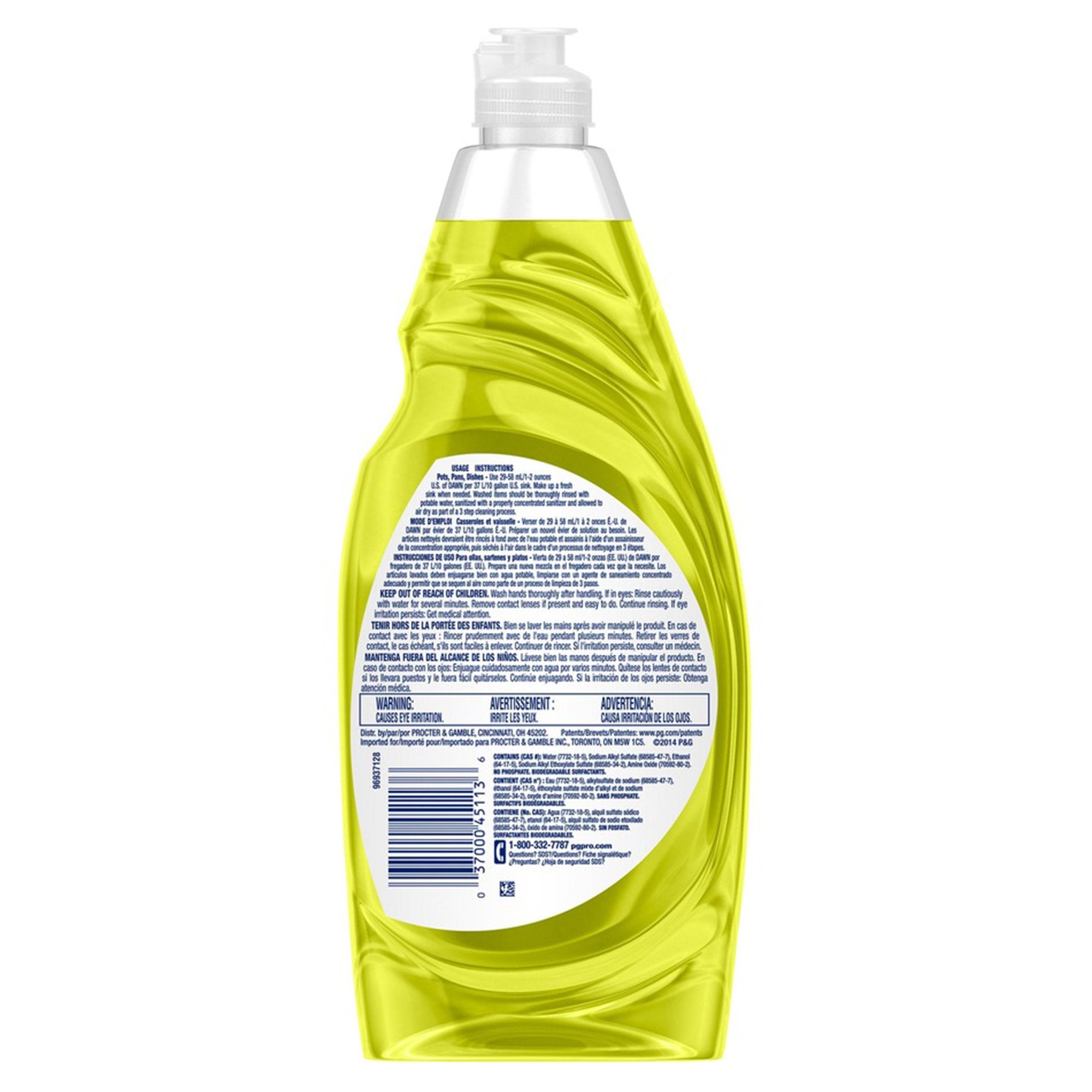 Dish Detergent Dawn® Professional 38 oz. Bottle Liquid Lemon Scent