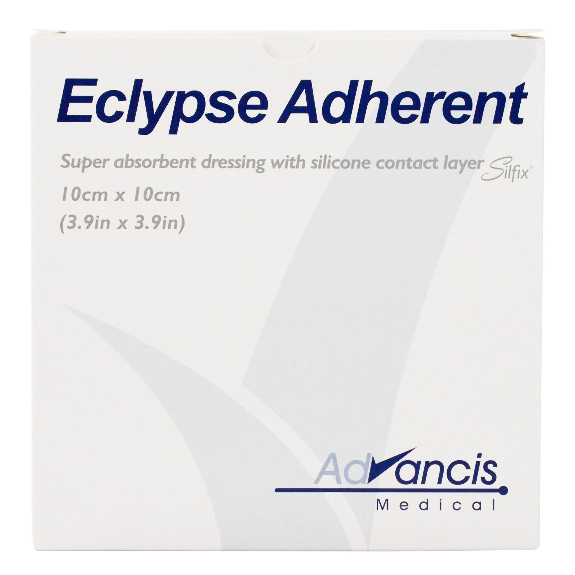 Super Absorbent Dressing Eclypse® Adherent 4 X 4 Inch Square