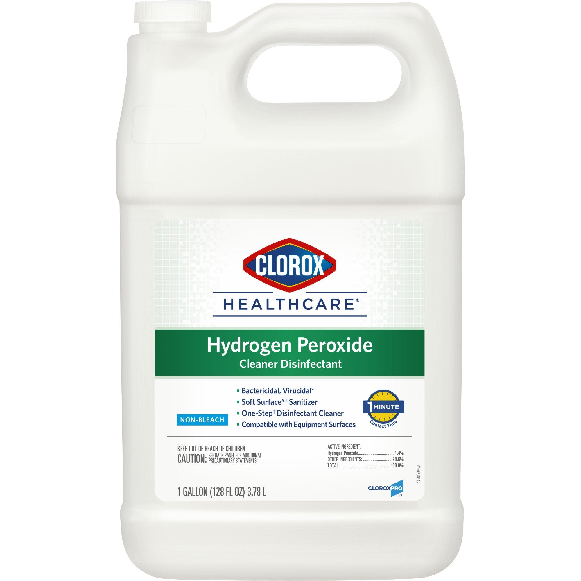 Clorox Healthcare® Surface Disinfectant Cleaner Refill Peroxide Based Manual Pour Liquid 1 gal. Jug Unscented NonSterile