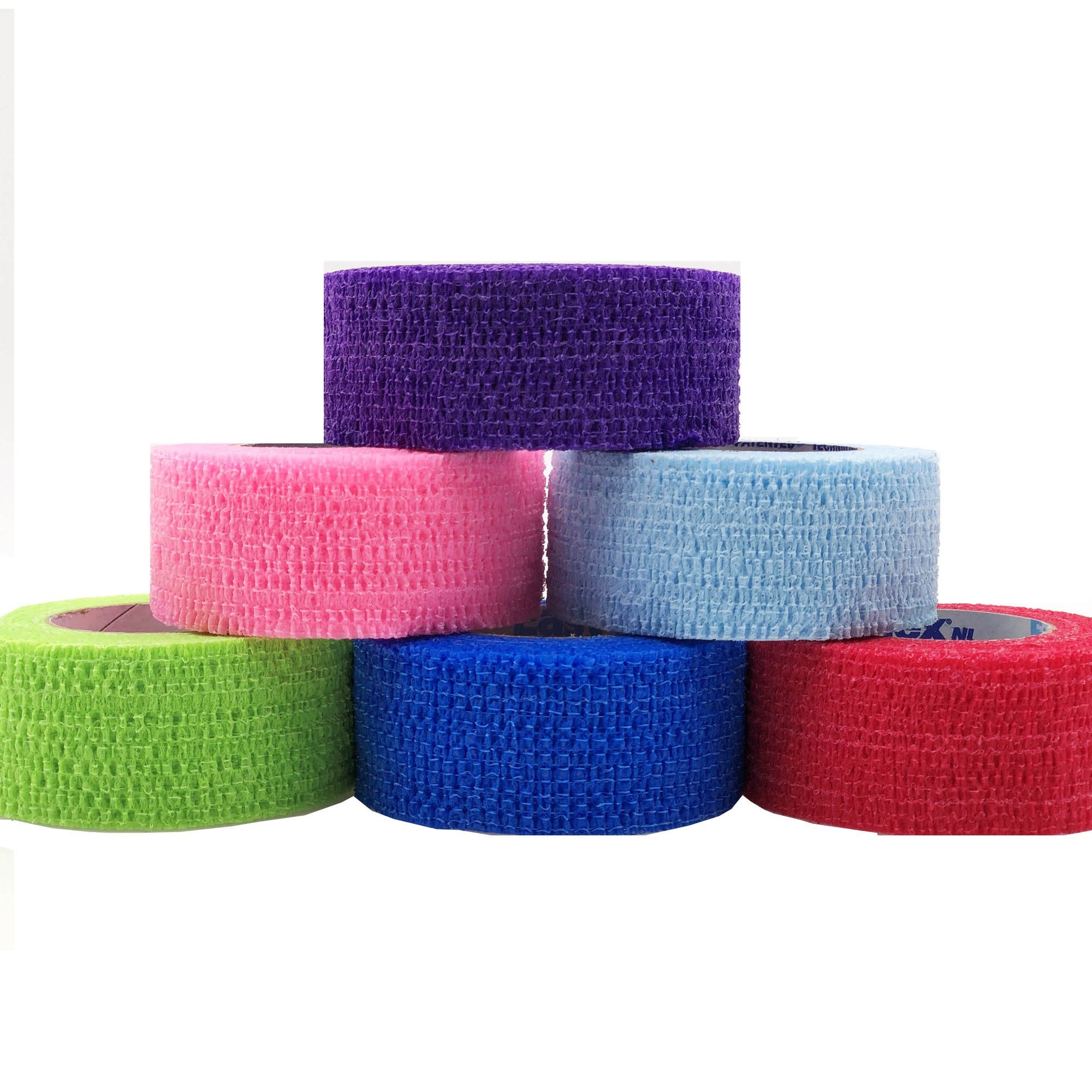 Cohesive Bandage CoFlex® NL 1 Inch X 5 Yard Self-Adherent Closure Neon Pink / Blue / Purple / Light Blue / Neon Green / Red NonSterile 12 lbs. Tensile Strength