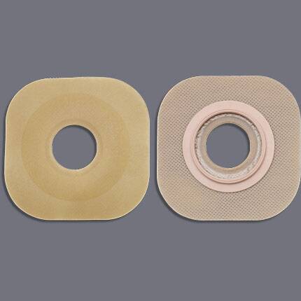 Ostomy Barrier FlexWear™ Precut, Standard Wear Without Tape 44 mm Flange Green Code System Hydrocolloid 1-1/8 Inch Opening