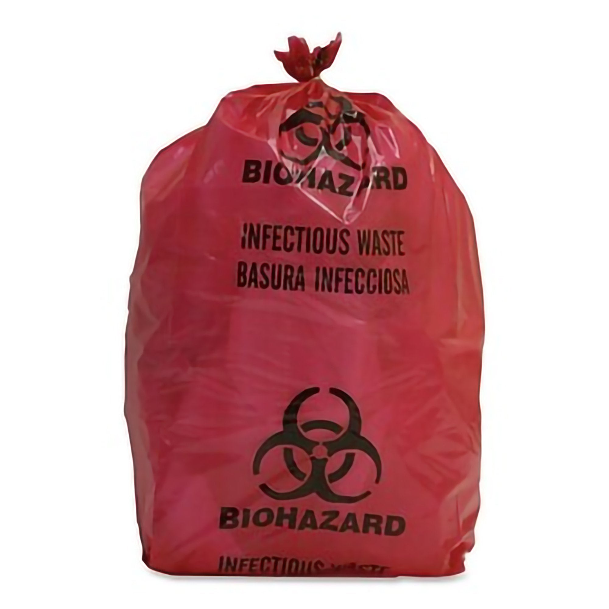 Biohazard Waste Bag 5 gal. Red Bag 15-3/4 X 23-5/8 Inch