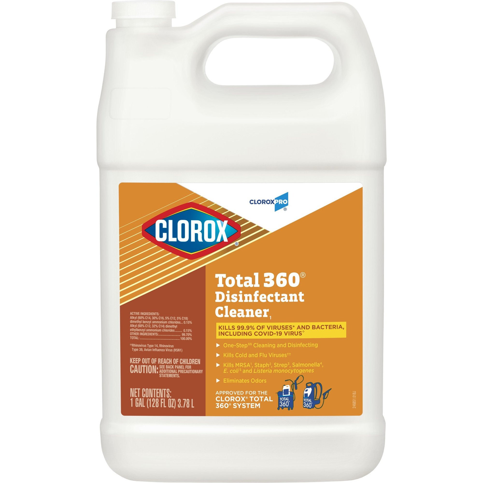 CloroxPro™ Total 360® Surface Disinfectant Cleaner Manual Pour Liquid 1 gal. Jug Scented NonSterile