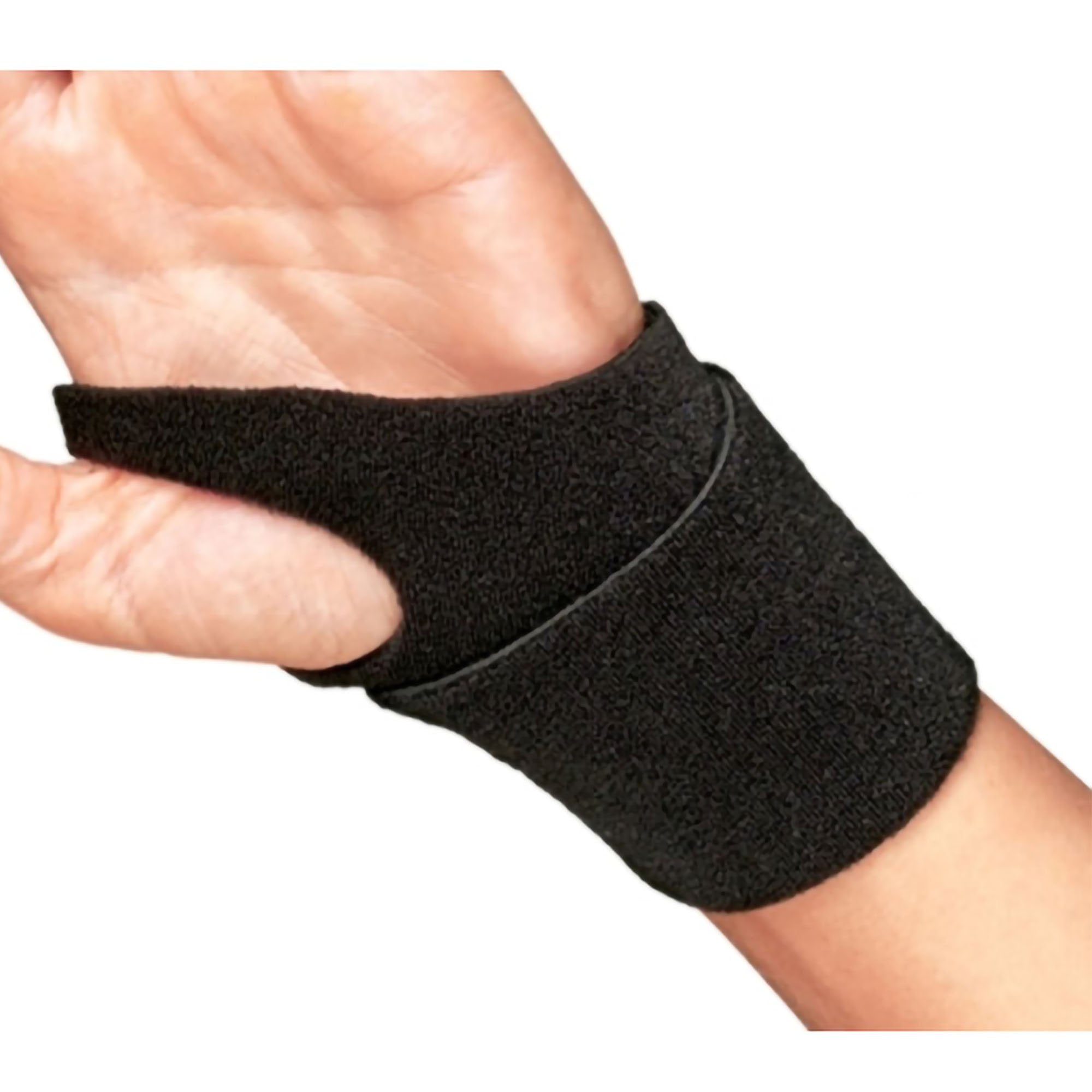 Wrist Support ProCare® Wraparound / Wristlet Neoprene Left or Right Wrist Black One Size Fits Most