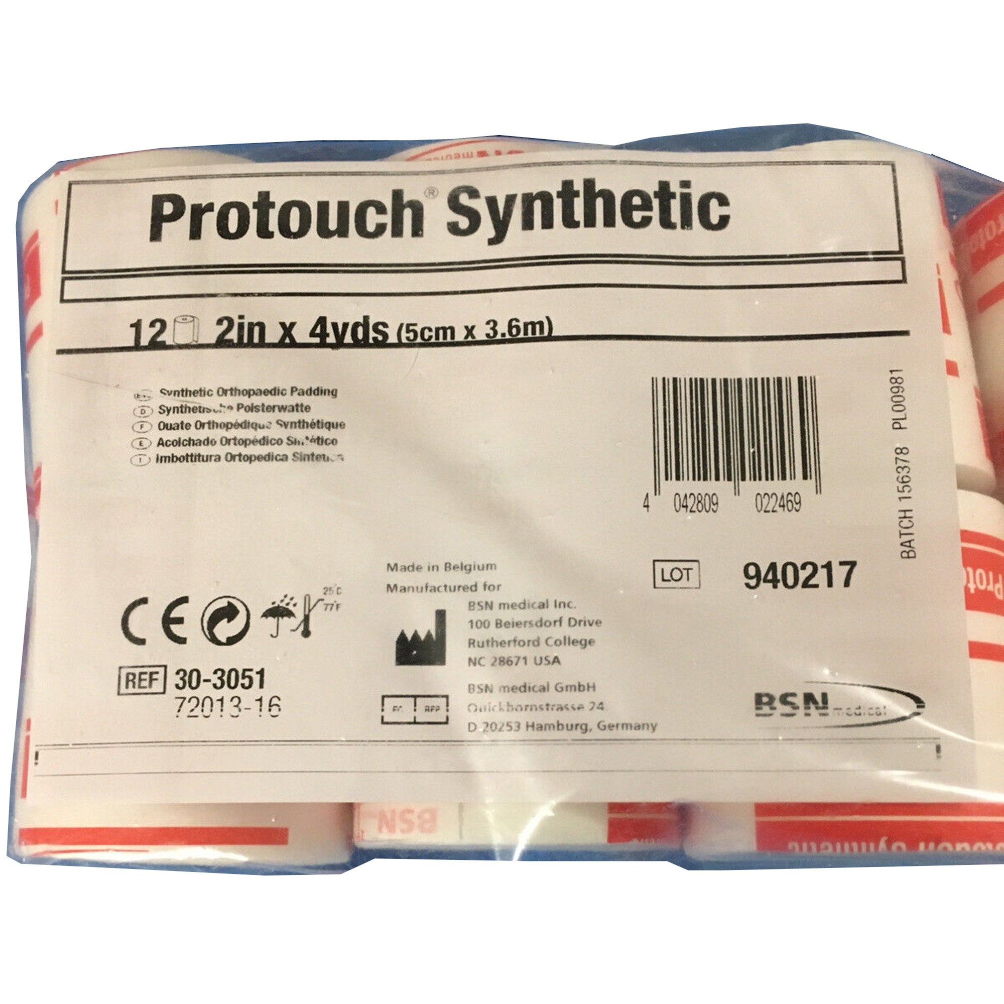 Cast Padding Undercast Protouch® Synthetic 2 Inch X 4 Yard Synthetic NonSterile