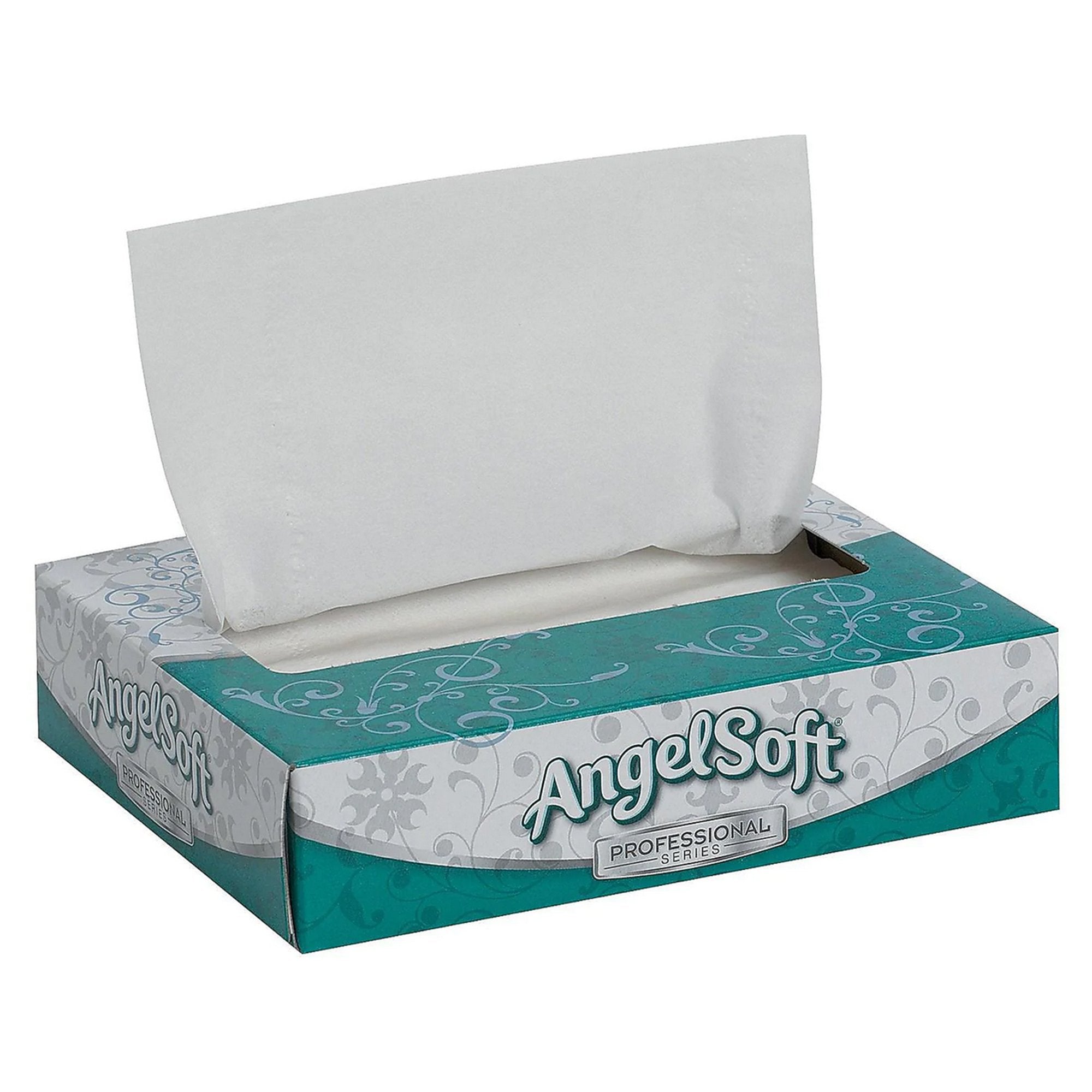 Angel Soft Professional Series® Facial Tissue White 5-3/5 X 7-1/5 Inch 50 Count