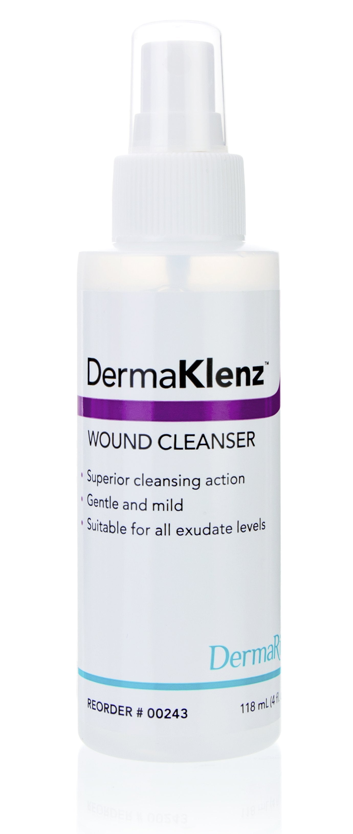 Wound Cleanser DermaKlenz® 4 oz. Pump Bottle NonSterile
