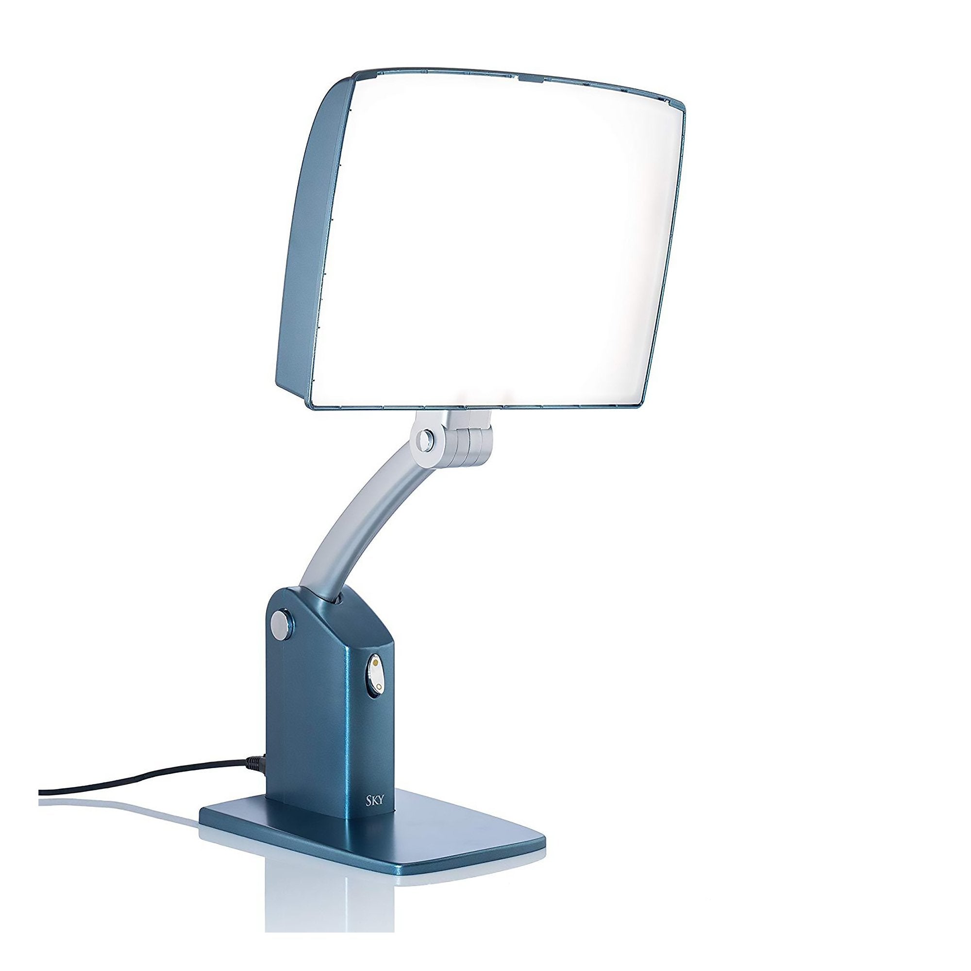 Bright Light Therapy Lamp Day-Light Sky Table Mount Ultra Violet 55 Watt Teal