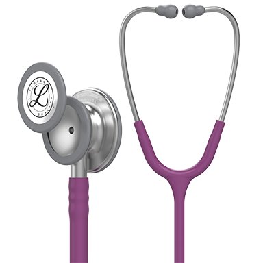 Clinician Stethoscope 3M™ Littmann® Classic III™ Purple 1-Tube 27 Inch Tube Double Sided Chestpiece