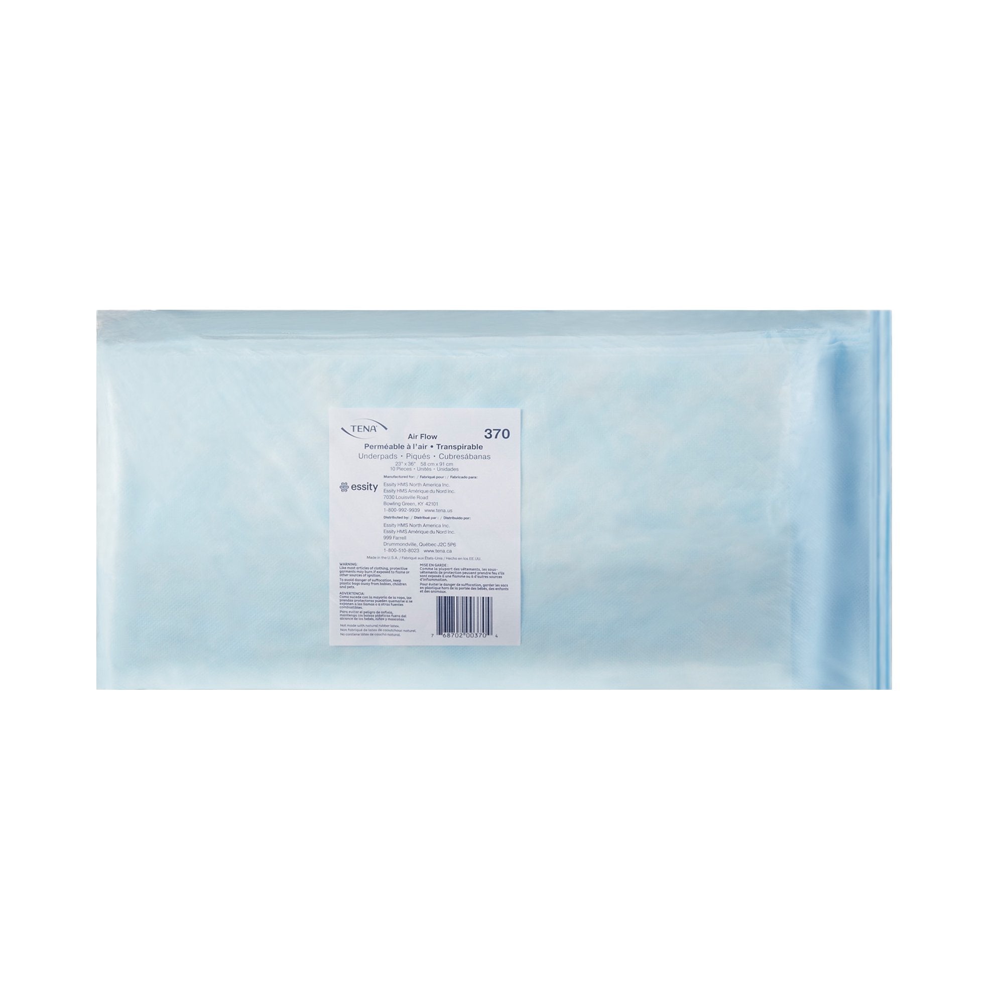 Disposable Underpad TENA® Air Flow 23 X 36 Inch Polymer Moderate Absorbency