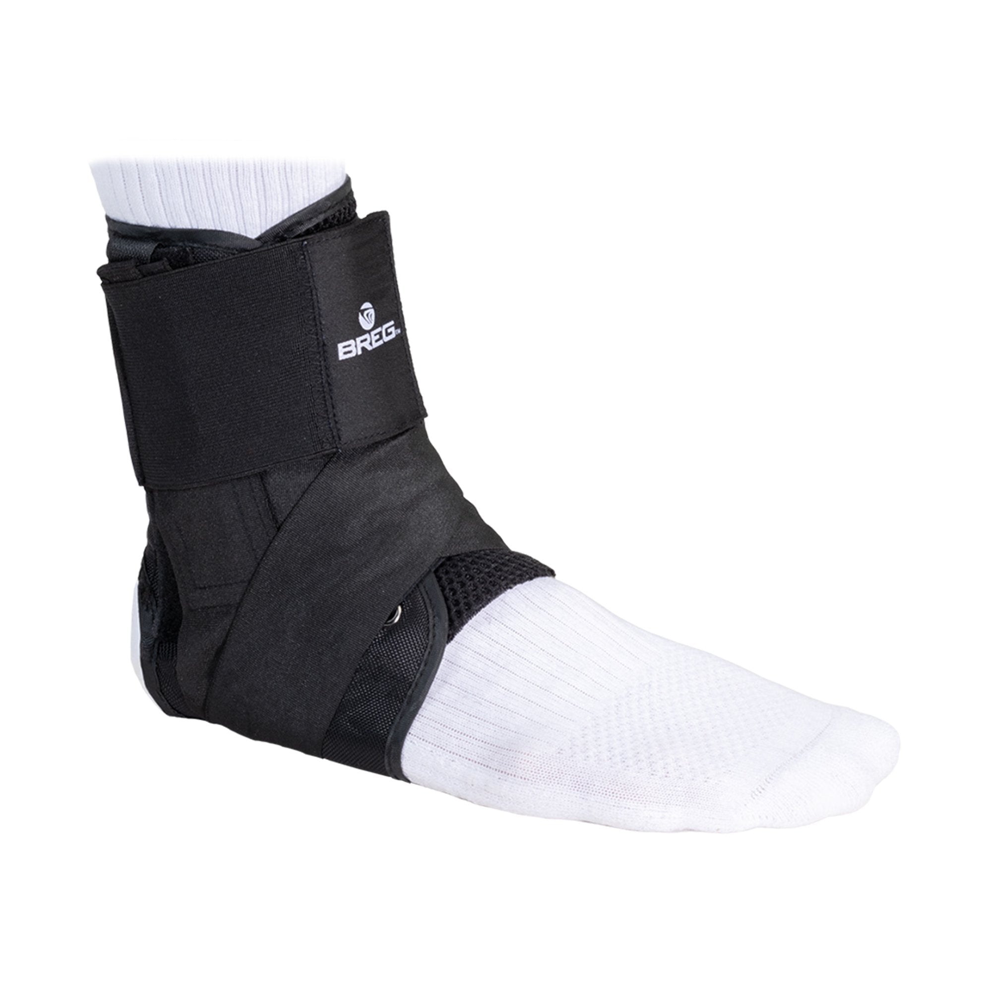 Ankle Brace Breg® Small Lace-Up / Figure-8 Strap Closure Left or Right Foot