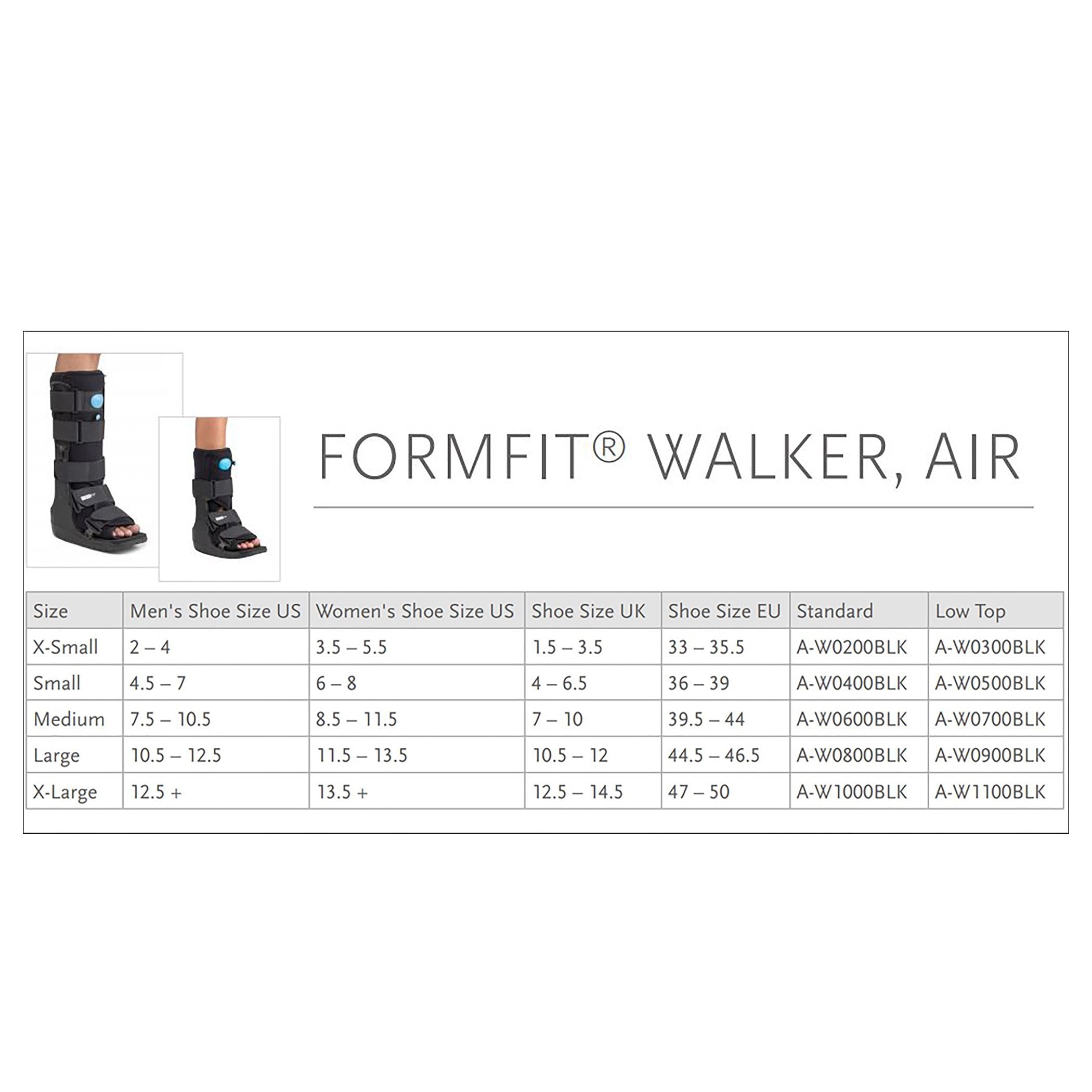 Air Walker Boot Ossur® FormFit® X-Large Left or Right Foot Adult