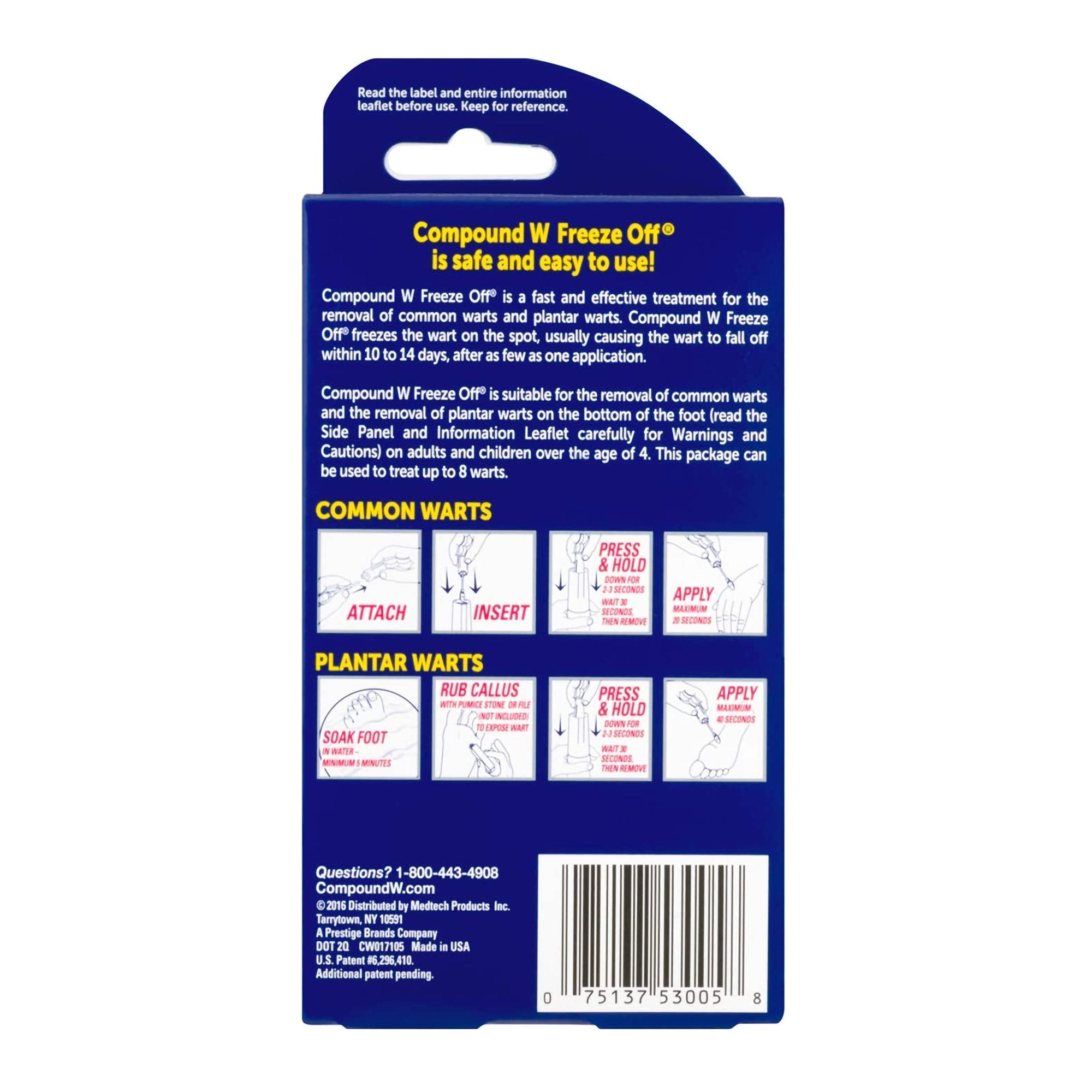 Wart Remover Compound W® Freeze Off® Liquid 8 per Box