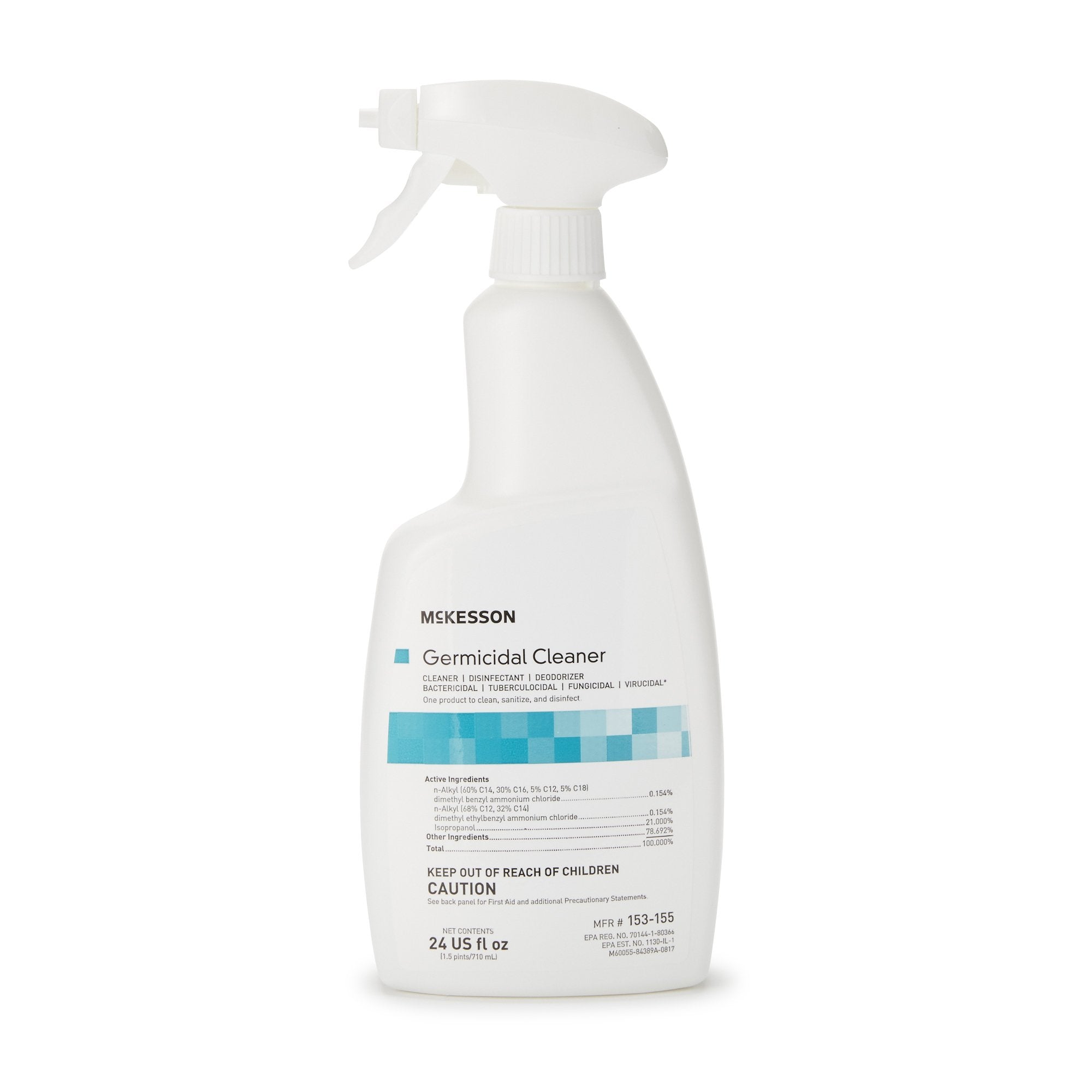 McKesson Surface Disinfectant Cleaner Alcohol Based Pump Spray Liquid 24 oz. Bottle Alcohol Scent NonSterile