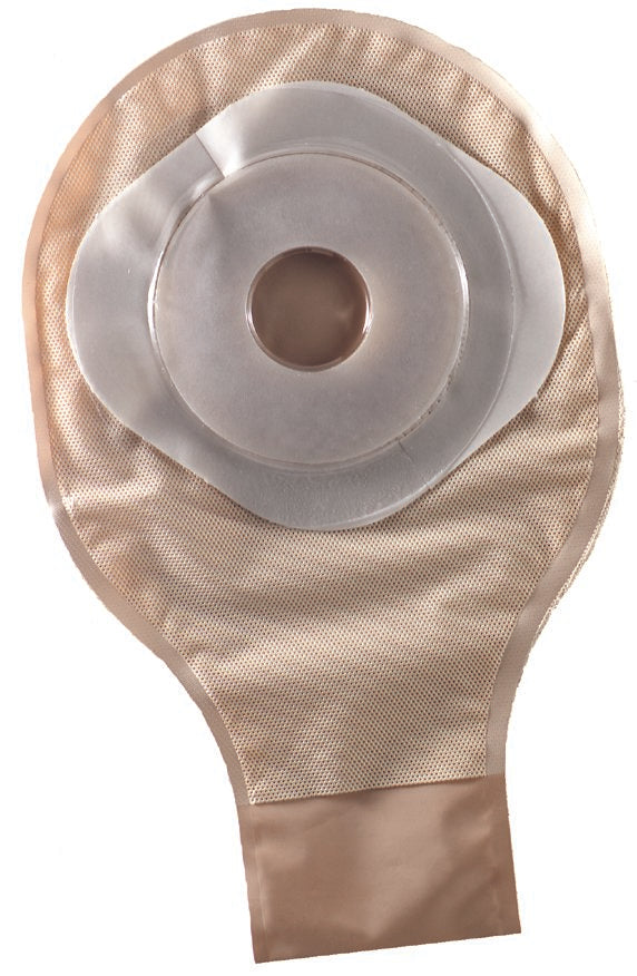 Colostomy Pouch ActiveLife® One-Piece System 10 Inch Length Flat, Pre-Cut 1-1/2 Inch Stoma Drainable