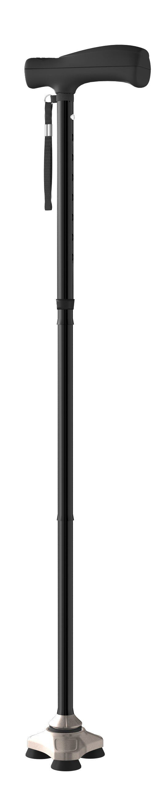 Folding Cane HurryCane® Freedom Edition™ Aluminum 30-1/2 to 37-1/2 Inch Height Black