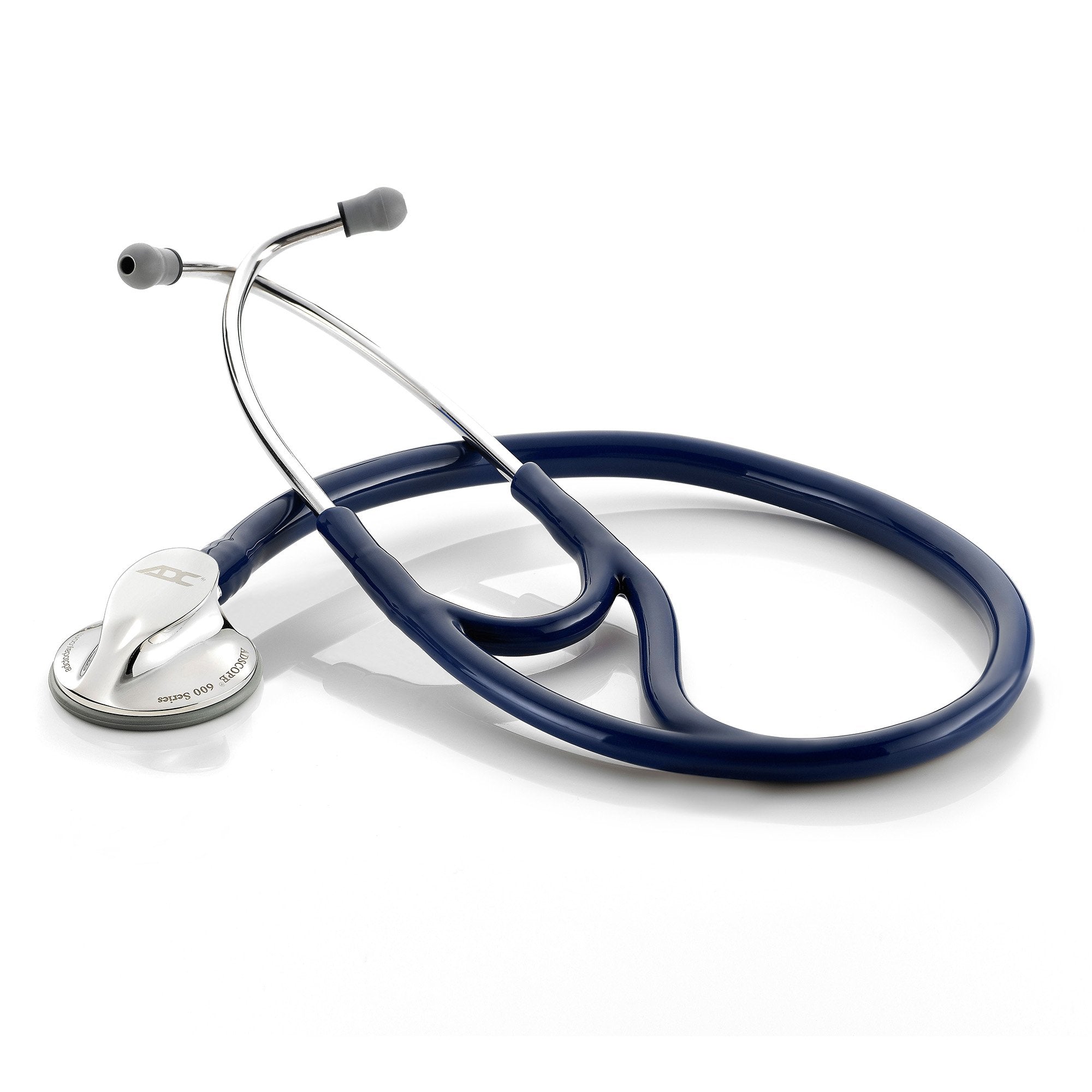 Cardiology Stethoscope Adscope® 600 Blue 1-Tube 19 Inch Tube Single Sided Chestpiece