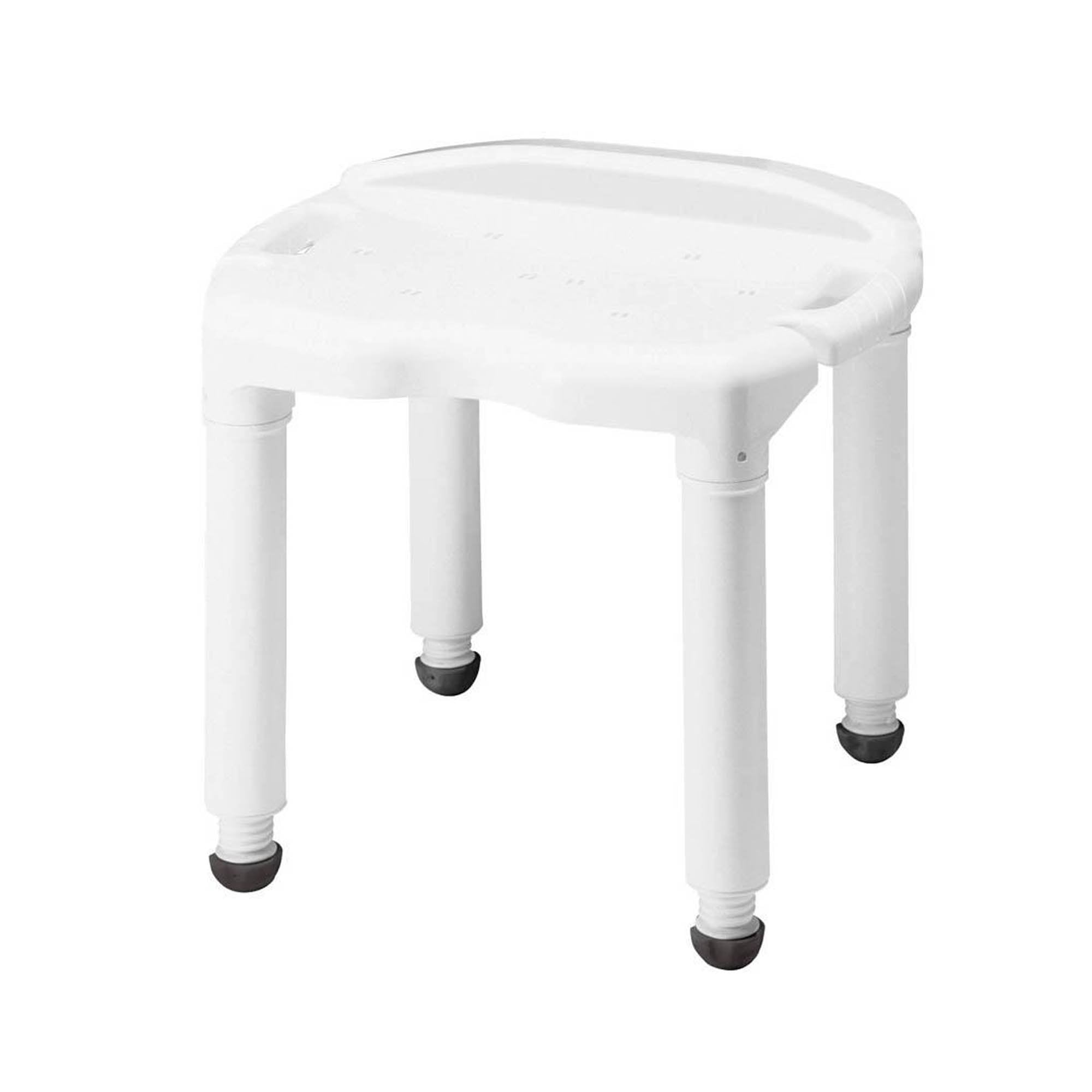 Bath Bench Carex® Without Arms Plastic Frame Without Backrest 21 Inch Seat Width 400 lbs. Weight Capacity