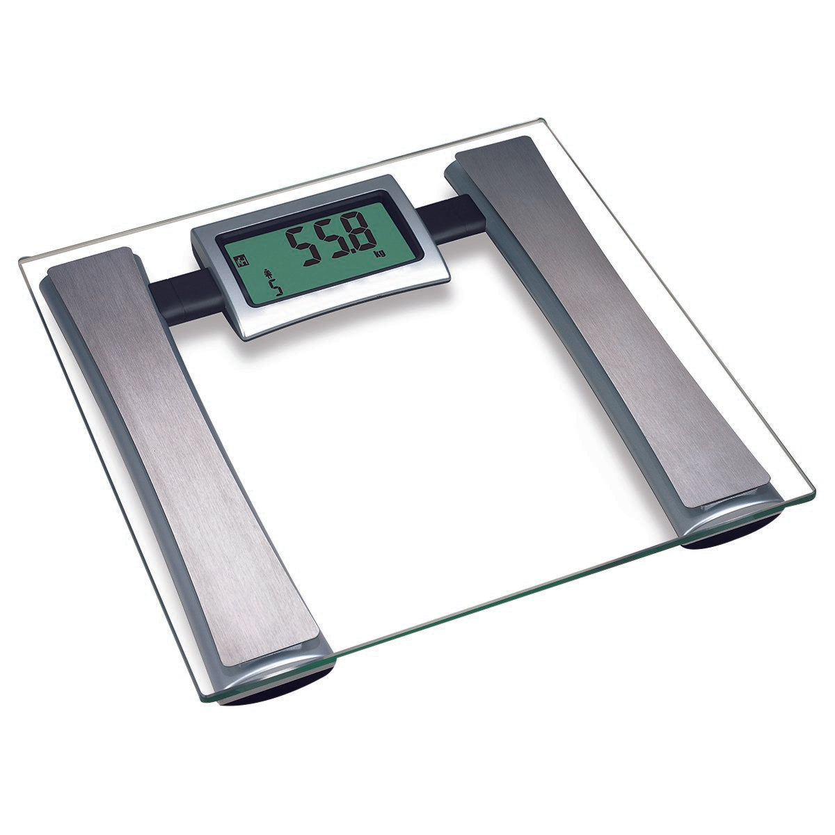 Body Anylizer Scale Stand On Baseline® Digital Display 330 lbs. Glass