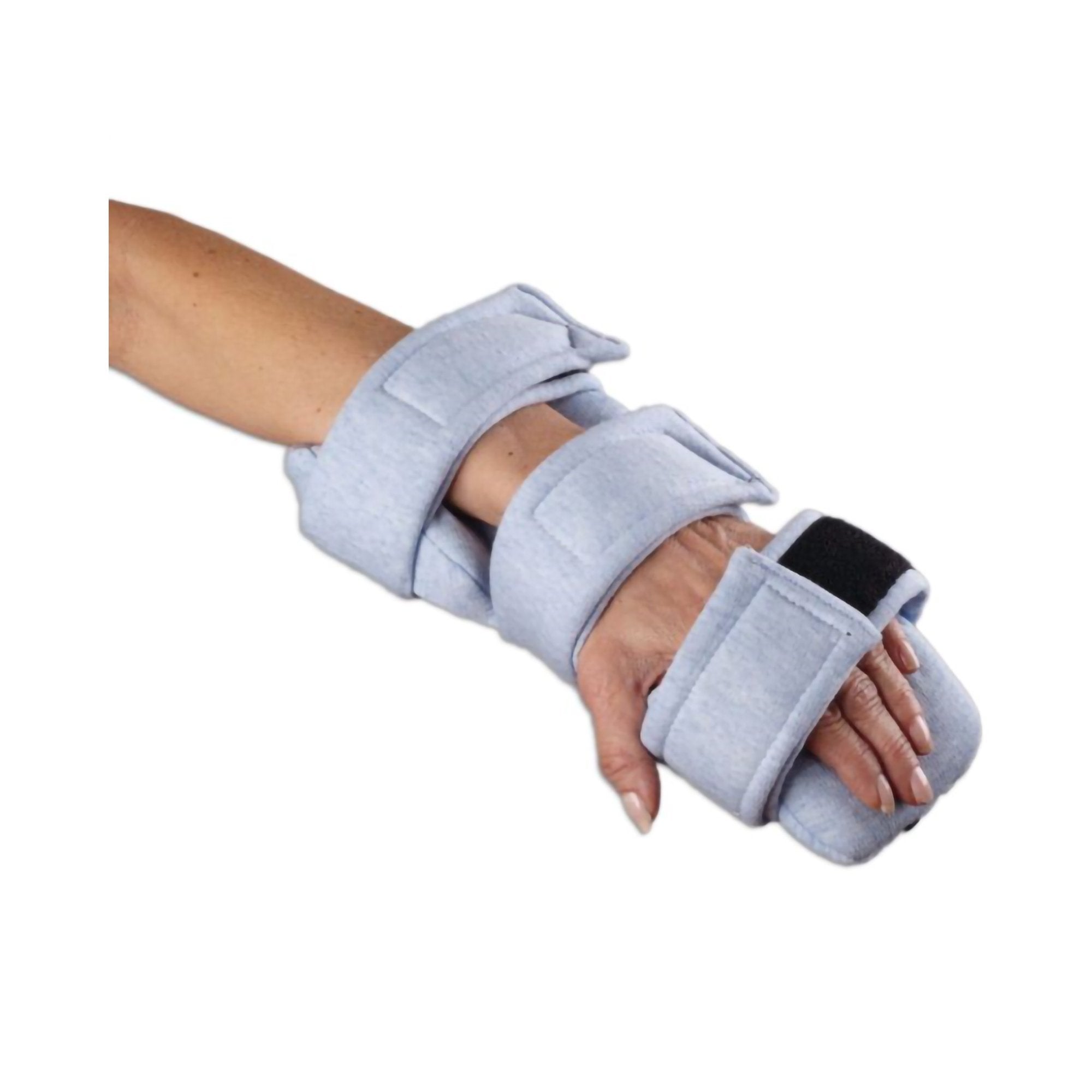 Hand Orthosis Rolyan® Kwik-Form™ Plus Universal Aluminum / Foam Left or Right Hand Blue Medium, Regular