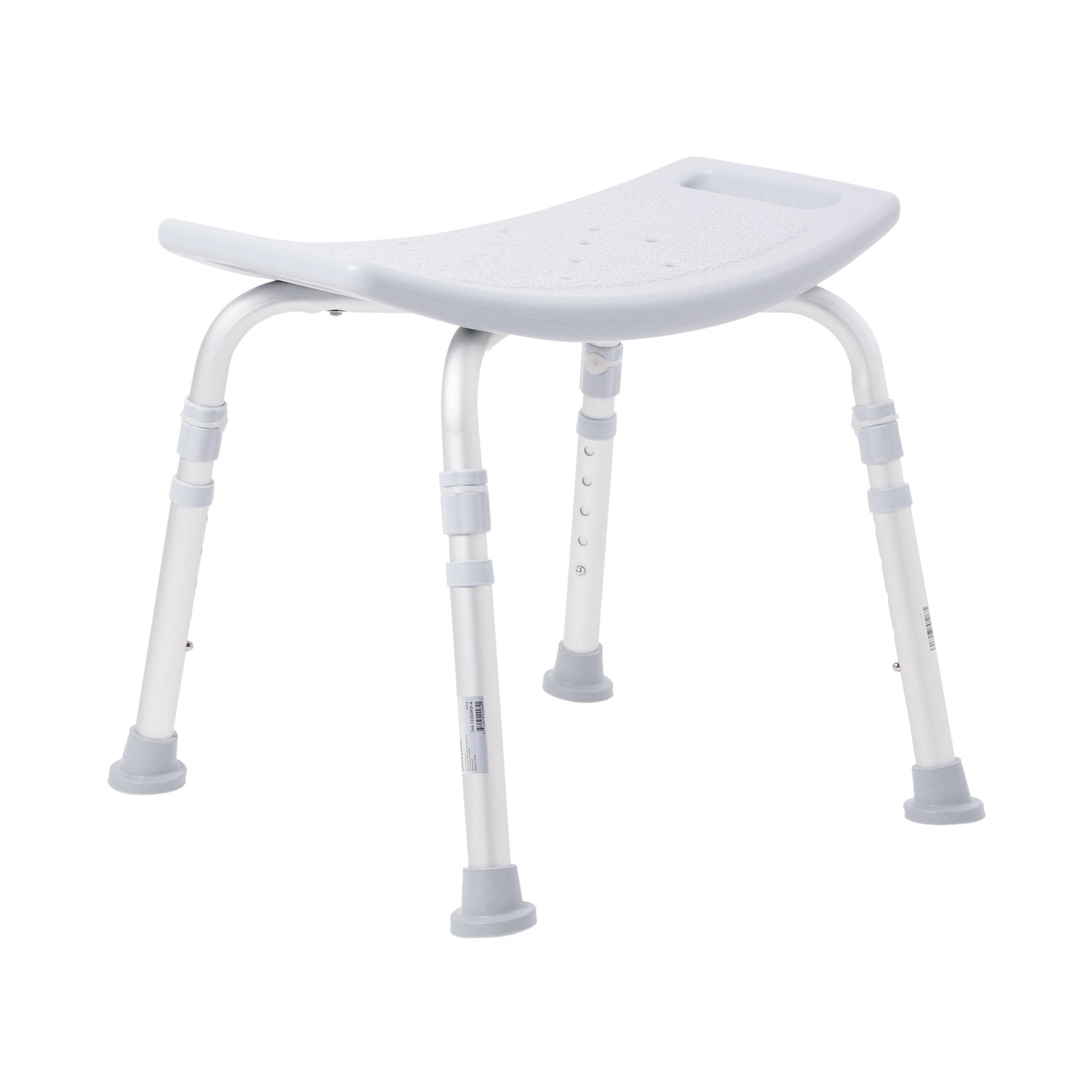 Bath Bench McKesson Without Arms Aluminum Frame Without Backrest 19-1/4 Inch Seat Width 300 lbs. Weight Capacity