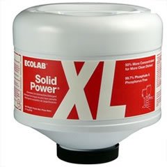 Dish Detergent Solid Power® XL with GlassGuard™ 9 lbs. Bottle Capsule Unscented