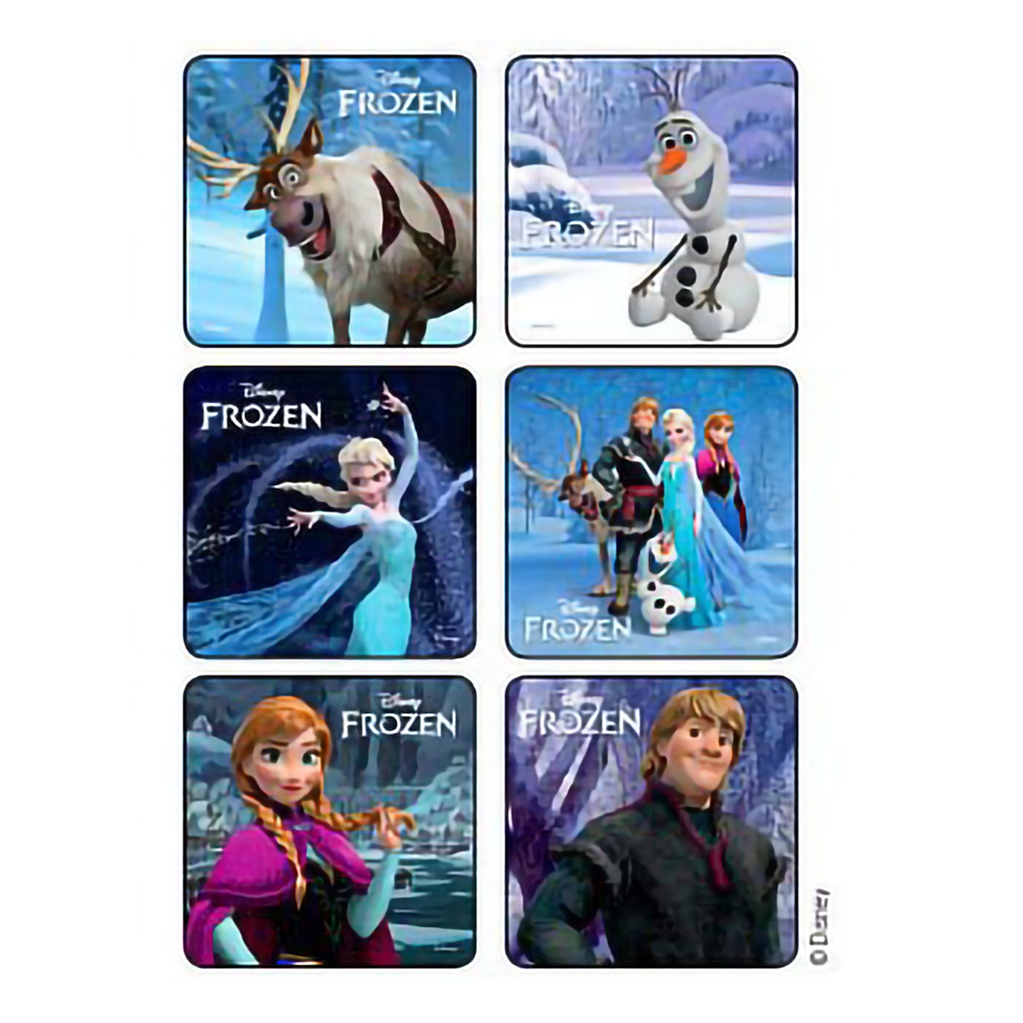 Disney® 75 per Roll Frozen Sticker 2-1/2 Inch