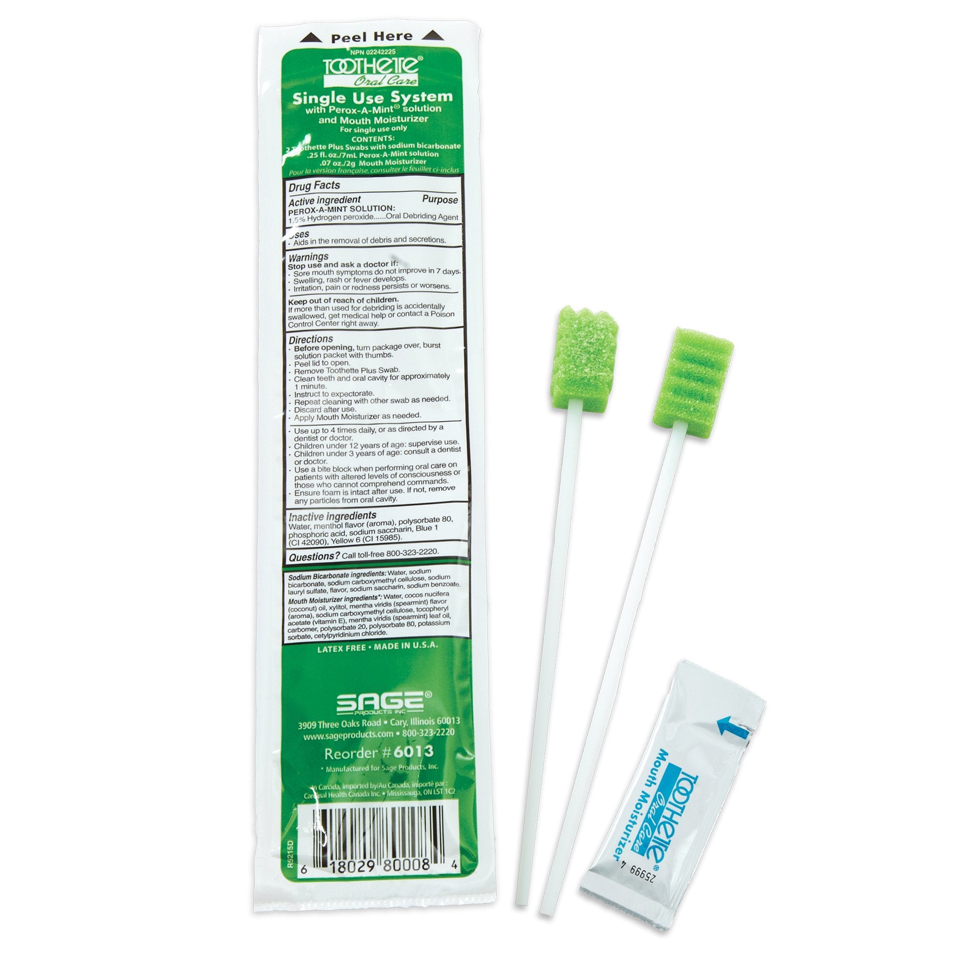 Oral Swab Kit Toothette® NonSterile