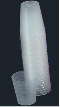 Graduated Medicine Cup Narrow 1 oz. Clear Plastic Disposable