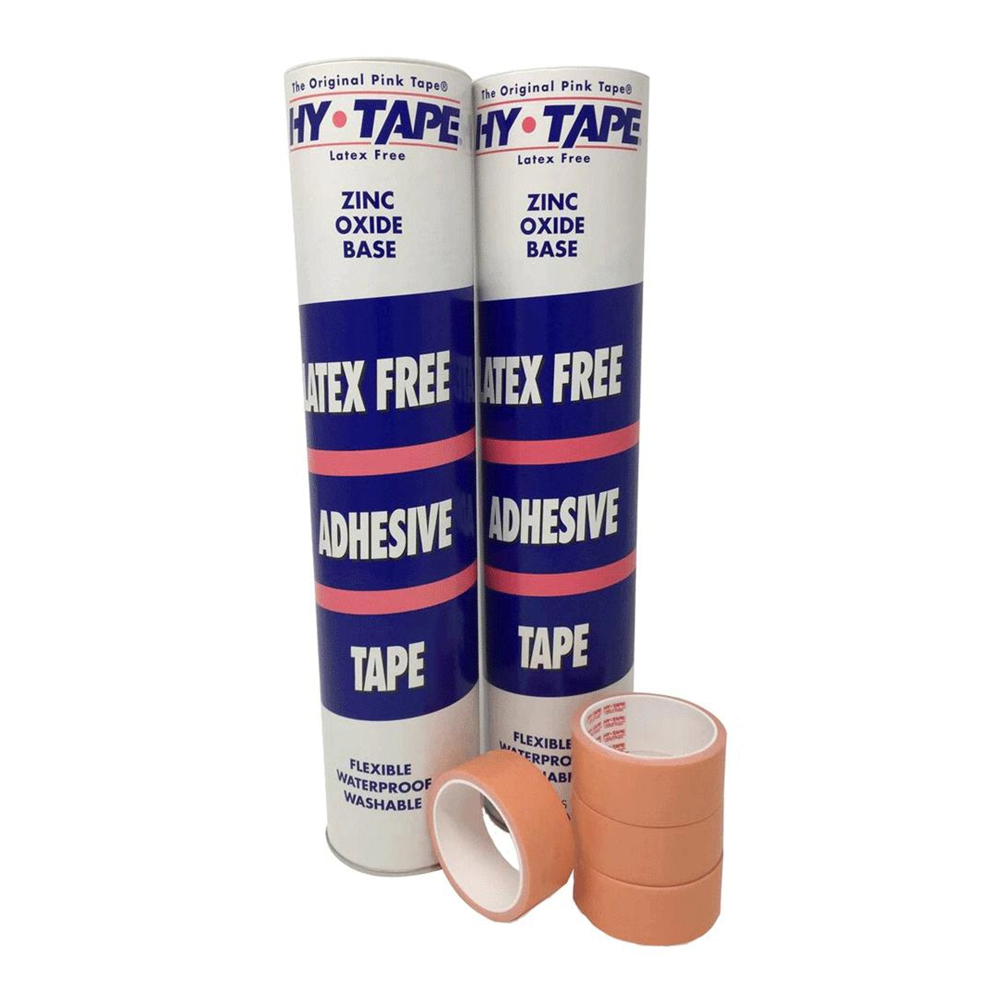 Waterproof Medical Tape Hy-Tape® Pink 1-1/2 Inch X 5 Yard Zinc Oxide Adhesive Zinc Oxide NonSterile