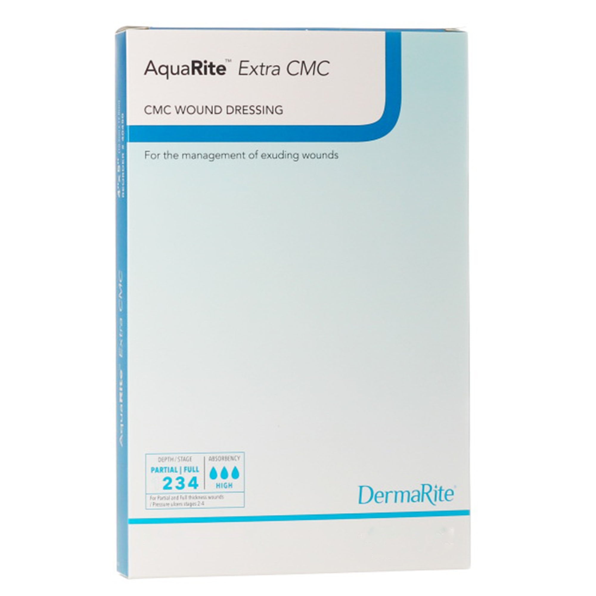 Cellulose Dressing AquaRite™ Extra CMC 6 X 6 Inch Square