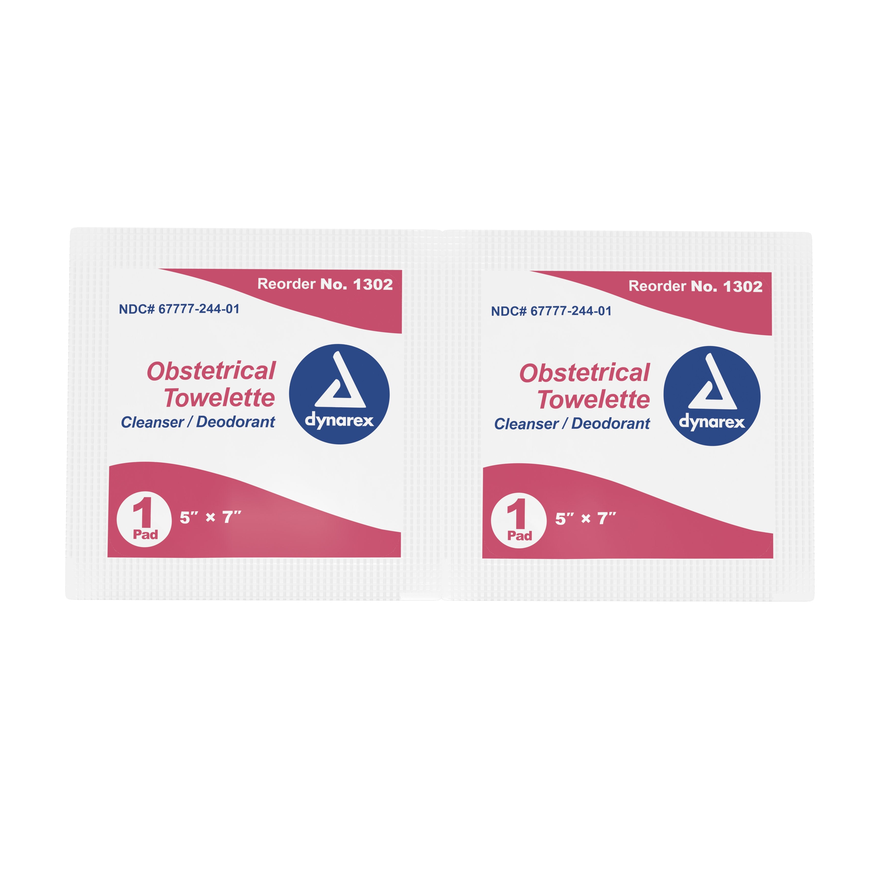 Obstetrical Cleansing Towelette Dynarex® Individual Packet Scented 100 Count