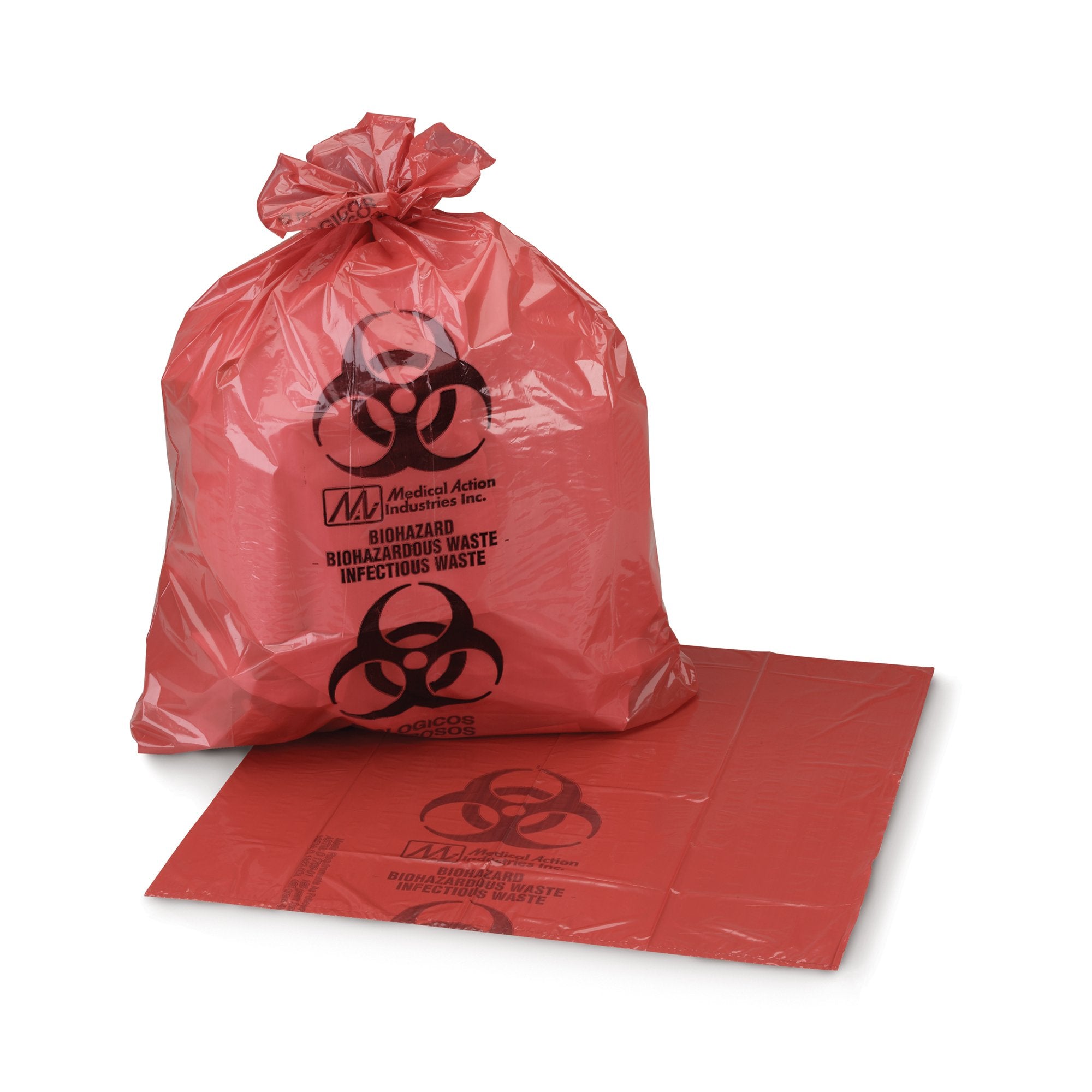 Infectious Waste Bag McKesson 45 to 55 gal. Red Bag 40 X 55 Inch