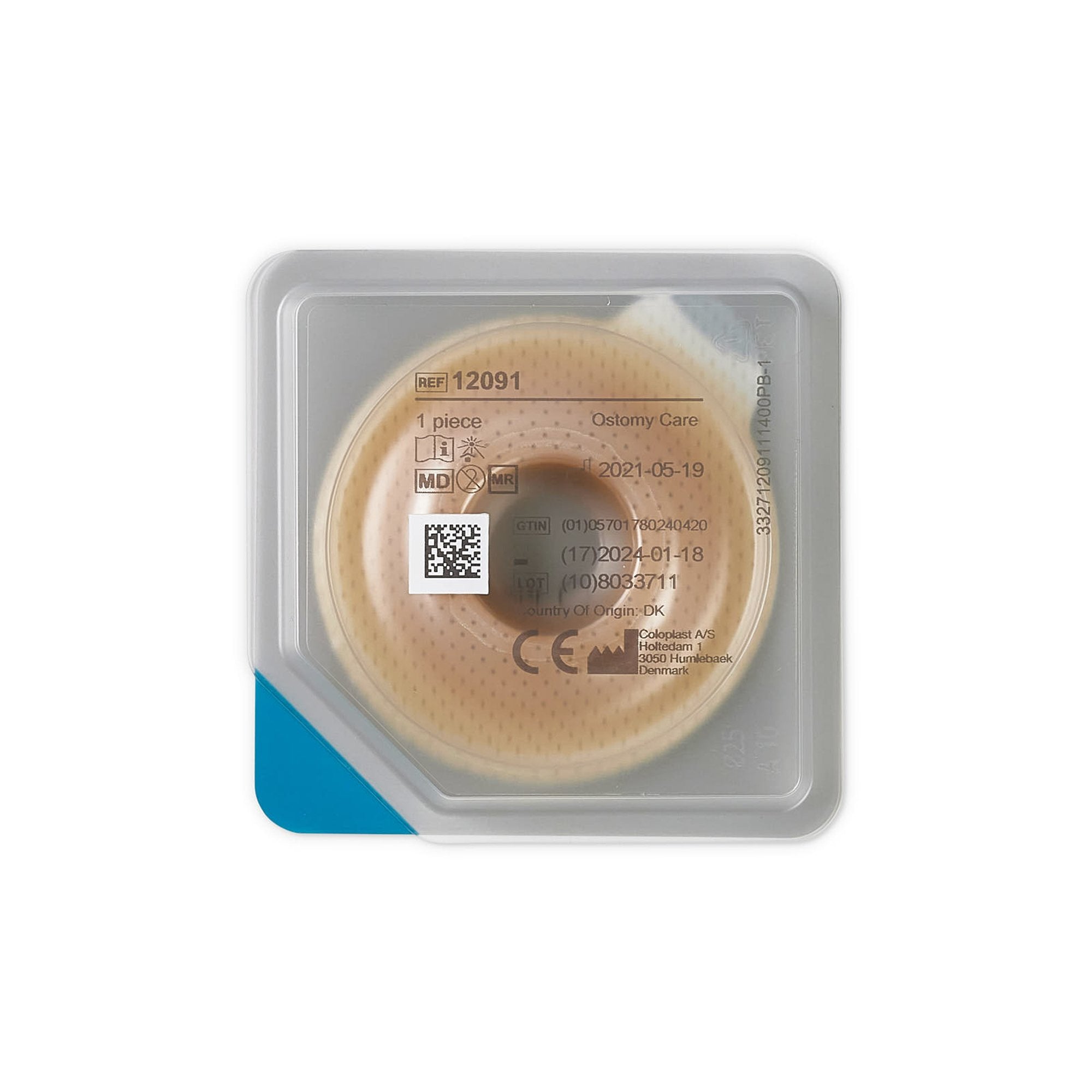 Ostomy Seal Brava® Convex, Starter Hole 1 Inch (25mm)
