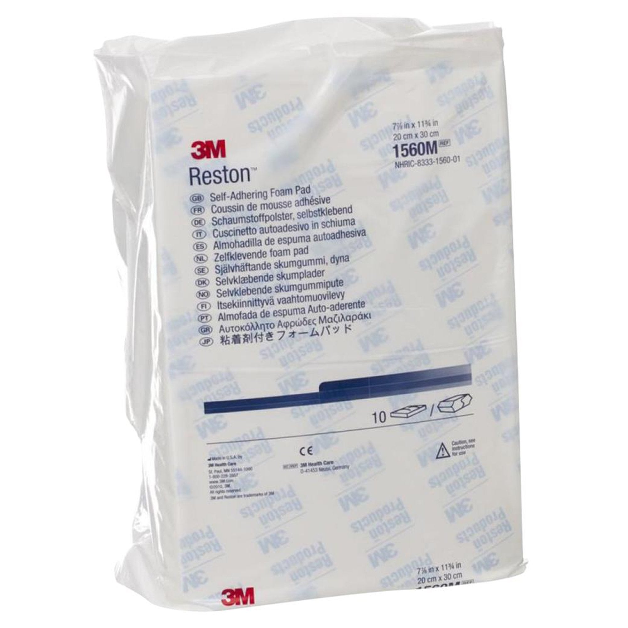 Orthopedic Padding Adhesive 3M™ Reston™ 7.875 X 11.75 Inch Foam NonSterile