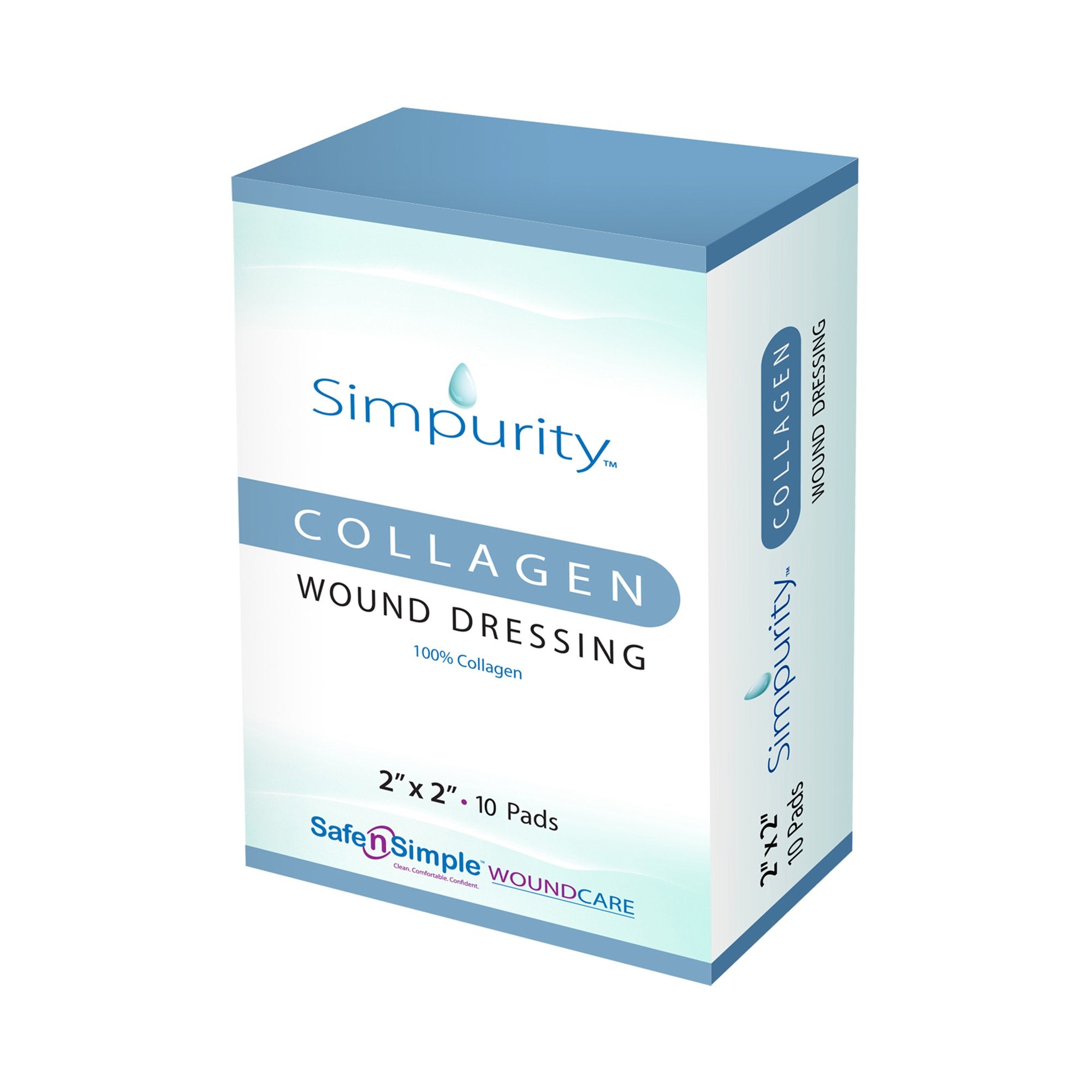 Collagen Dressing Simpurity™ 2 X 2 Inch Square Sterile