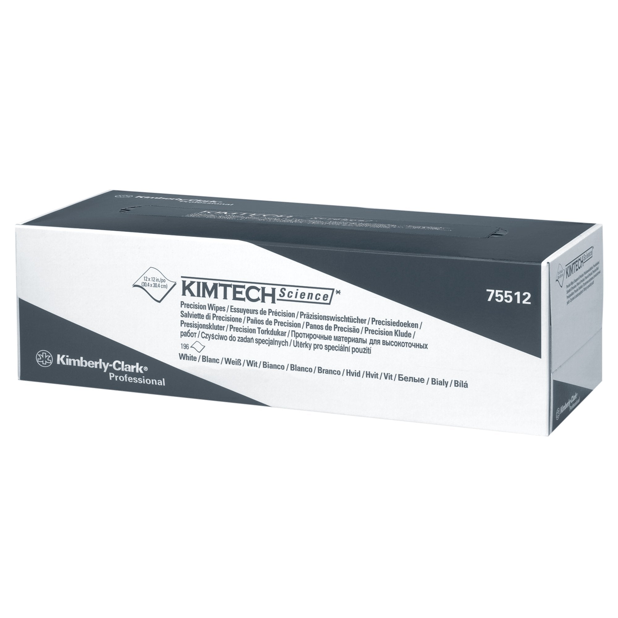 Task Wipe Kimtech Science Precision Light Duty White NonSterile 1 Ply Tissue 11-4/5 X 11-4/5 Inch Disposable