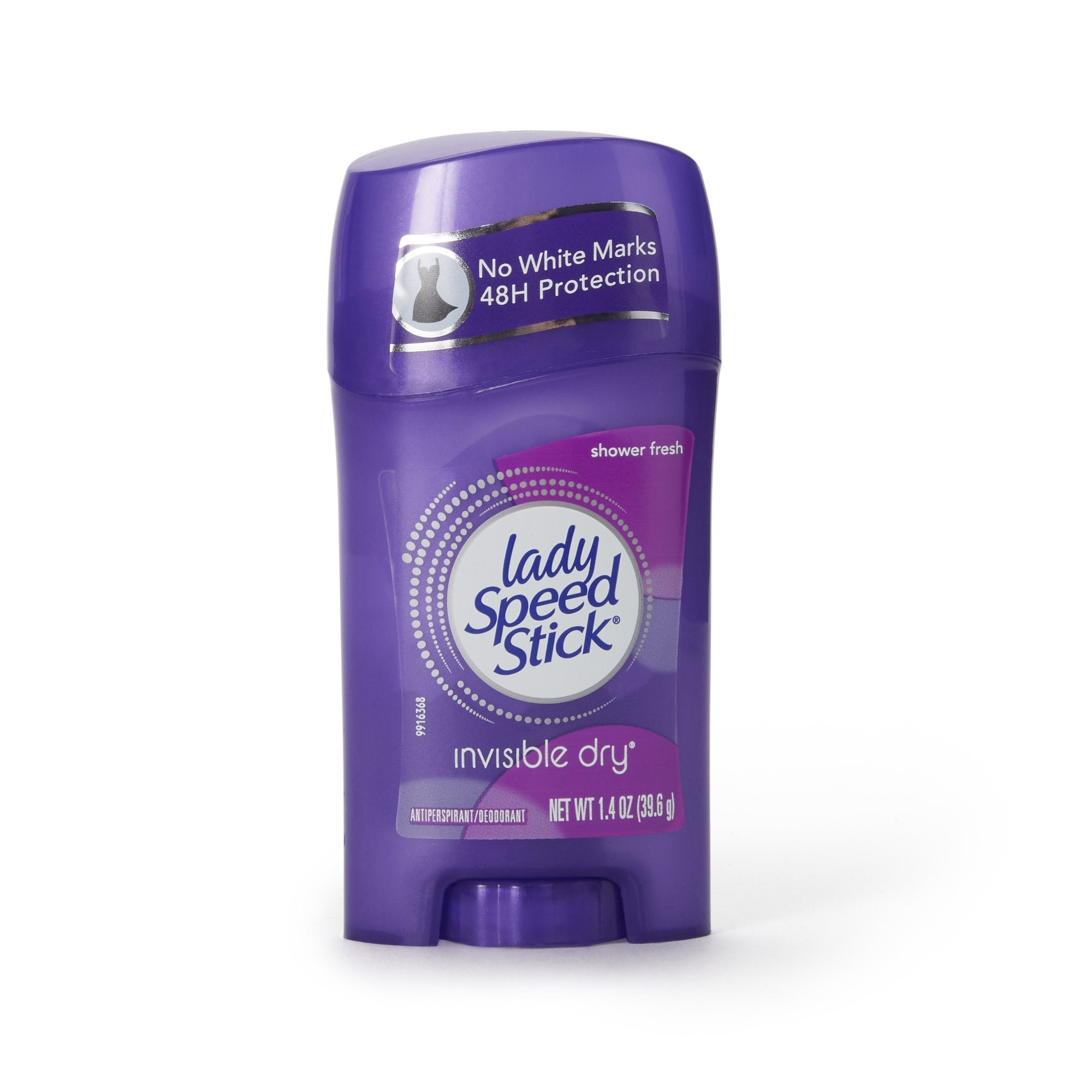 Antiperspirant / Deodorant Lady Speed Stick® Solid 1.4 oz. Shower Fresh Scent