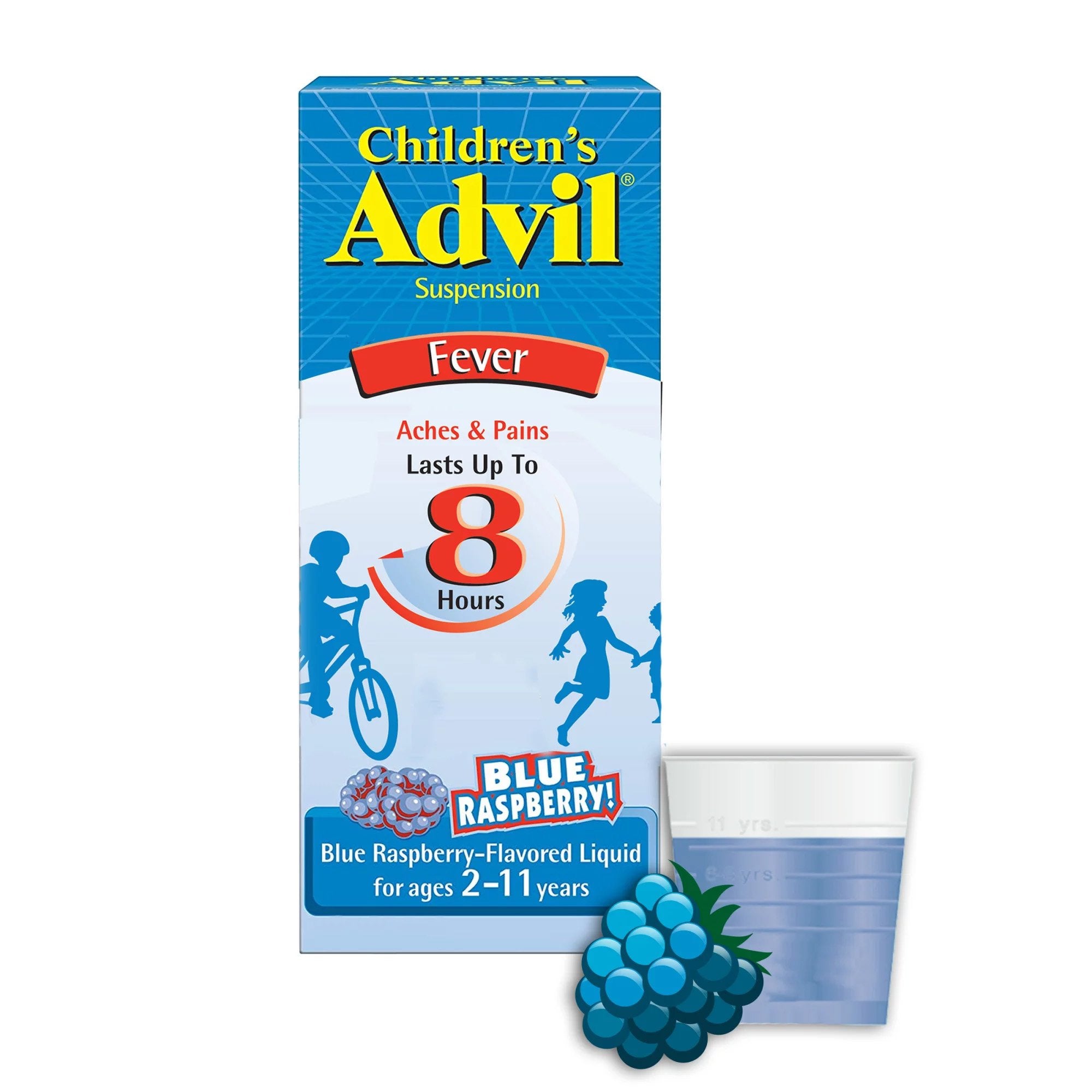 Children's Pain Relief Advil® 100 mg / 5 mL Strength Ibuprofen Oral Suspension 4 oz.
