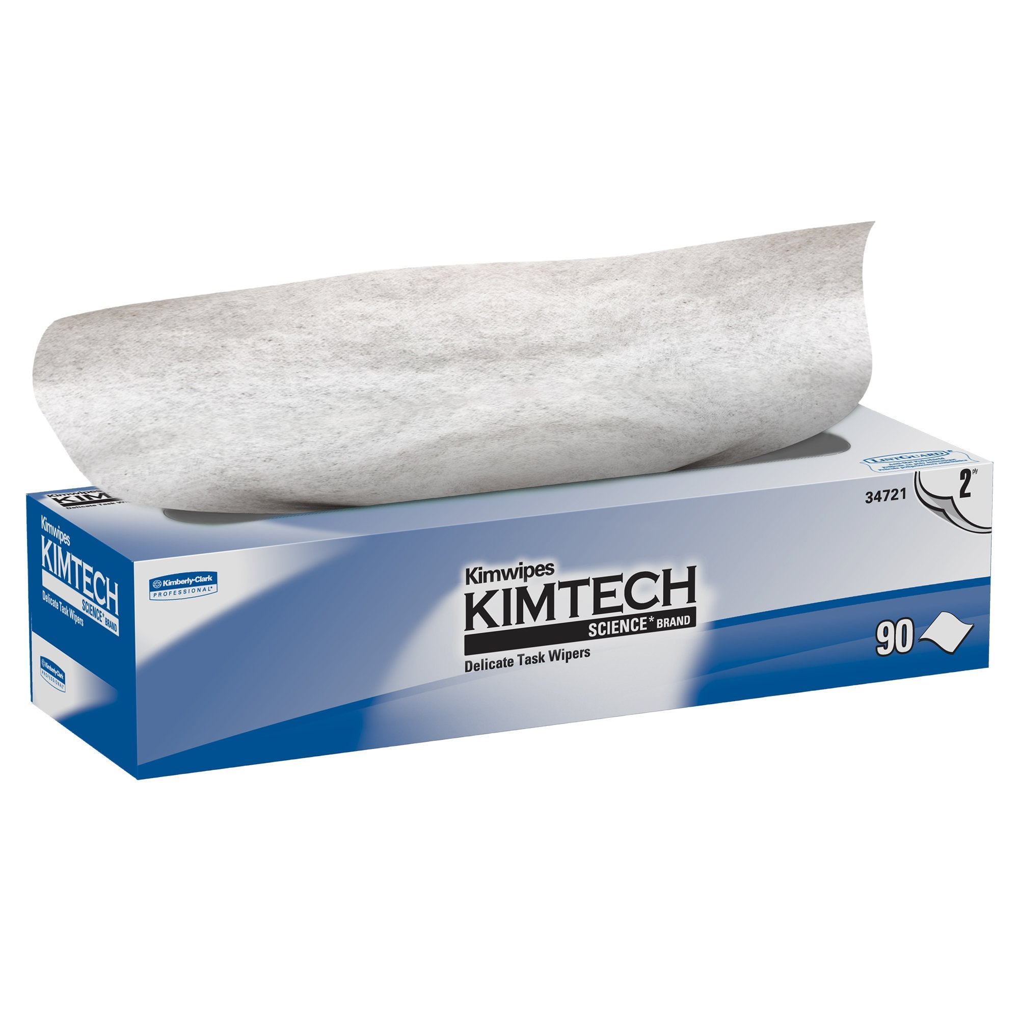 Delicate Task Wipe Kimtech Science Kimwipes Light Duty White NonSterile 2 Ply Tissue 14-7/10 X 16-3/5 Inch Disposable