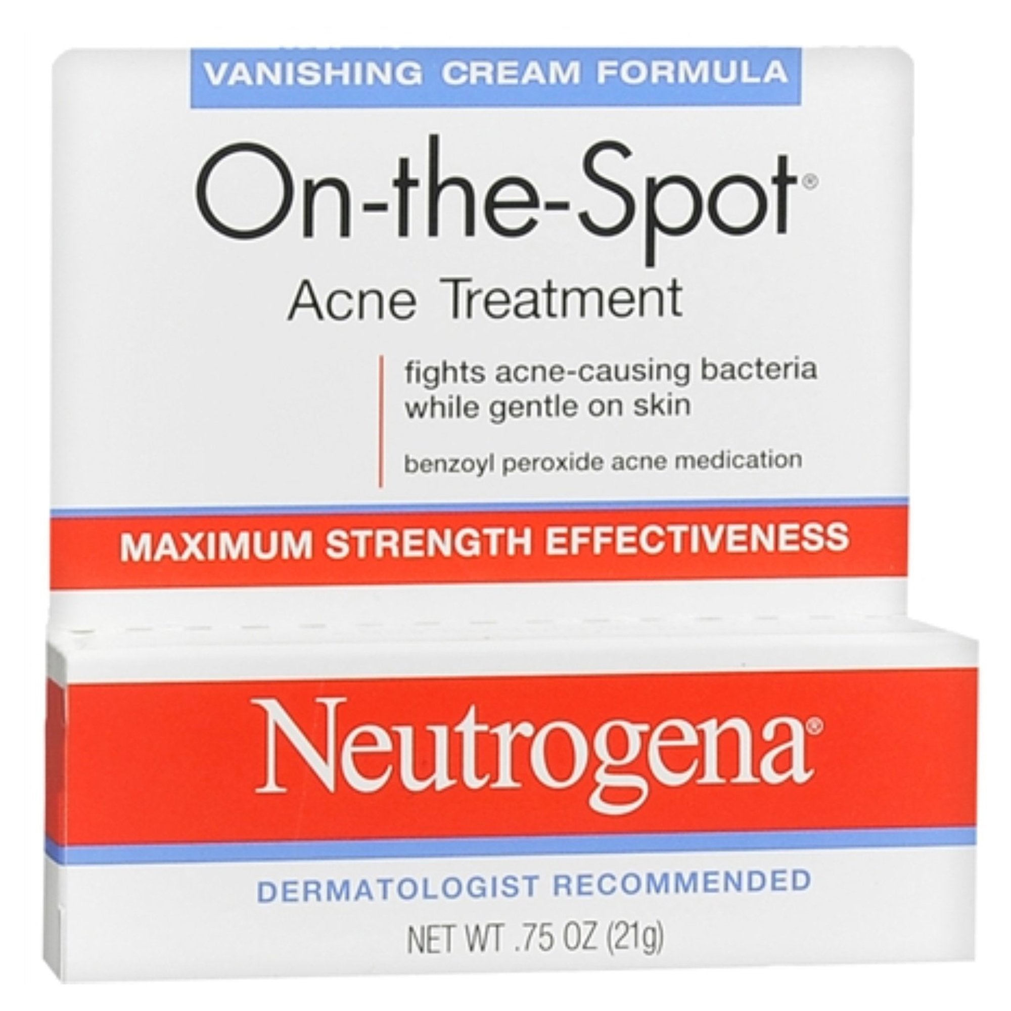 Acne Treatment Neutrogena® On the Spot® 0.75 oz. Cream