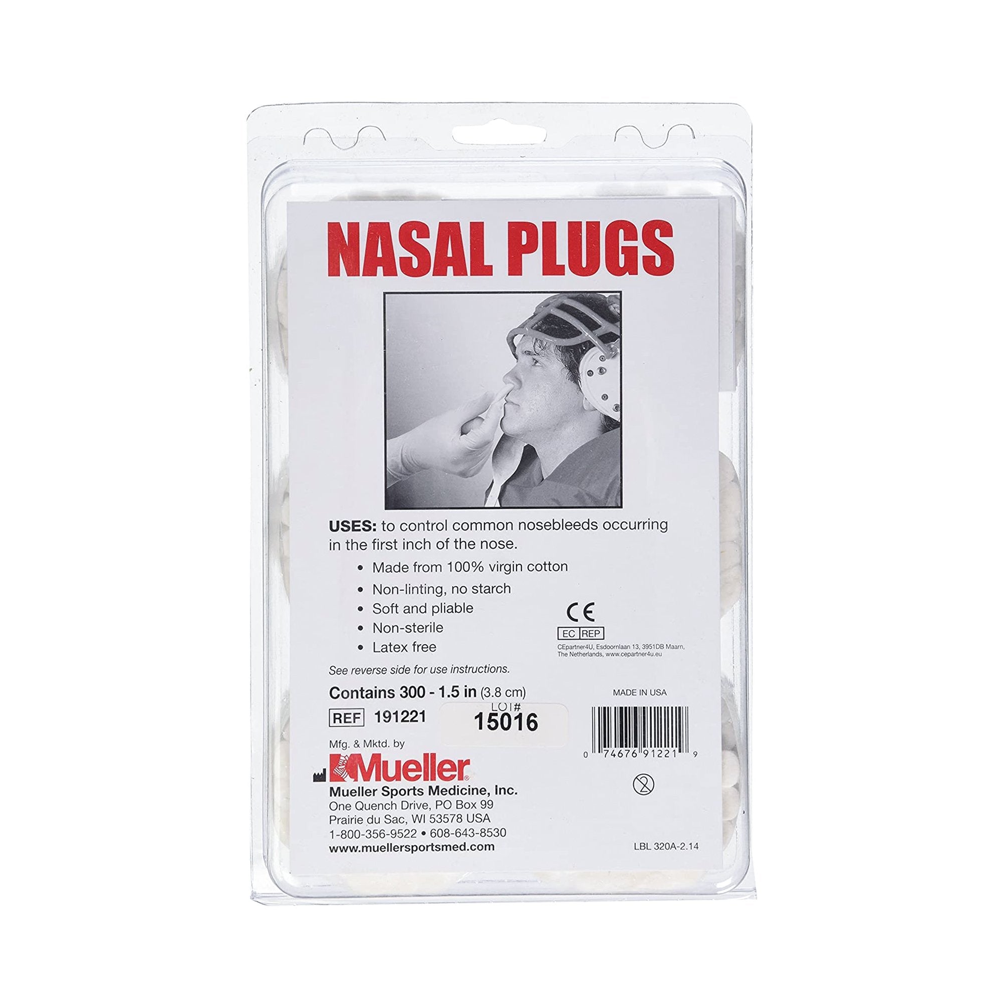 Nasal Packing Non-impregnated 1-1/2 Inch NonSterile