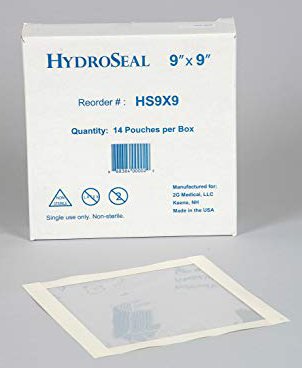 IV Site Barrier Protector HydroSeal 9 X 9 Inch