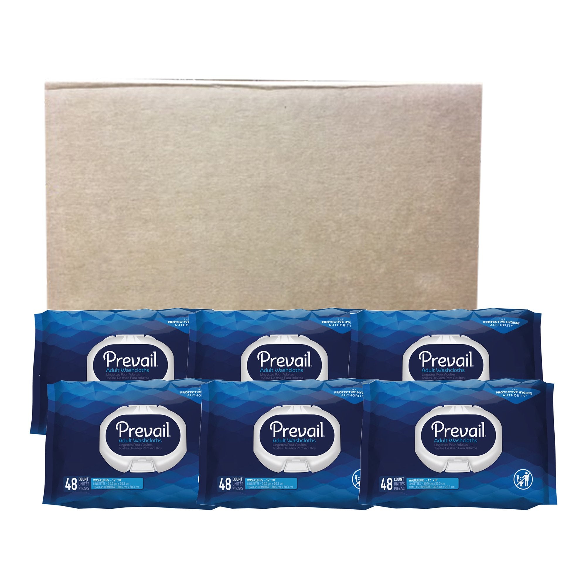 Personal Cleansing Wipe Prevail® Soft Pack Scented 48 Count