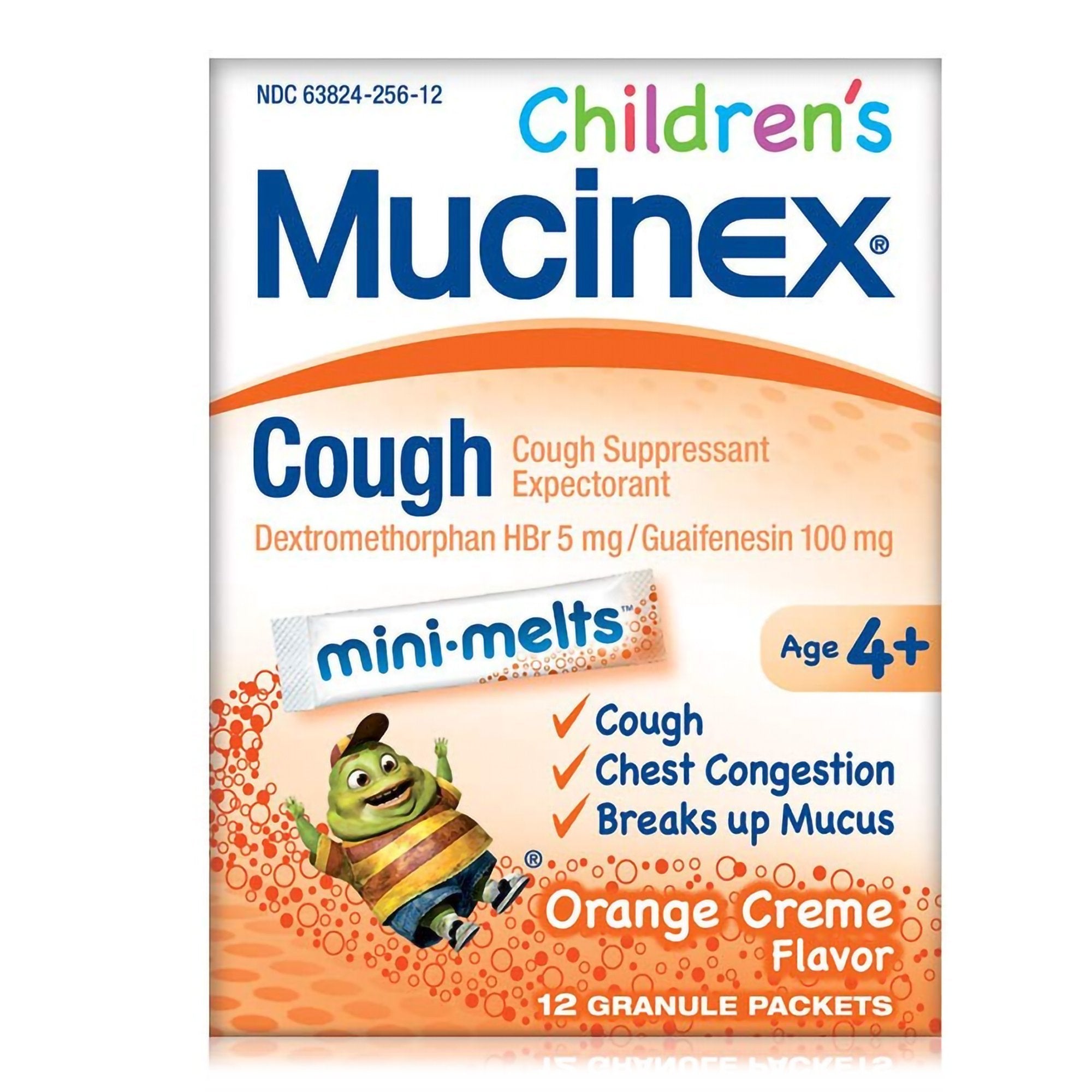 Children's Cold and Cough Relief Children's Mucinex® Mini-Melts™ 100 mg - 5 mg Strength Powder 12 per Box